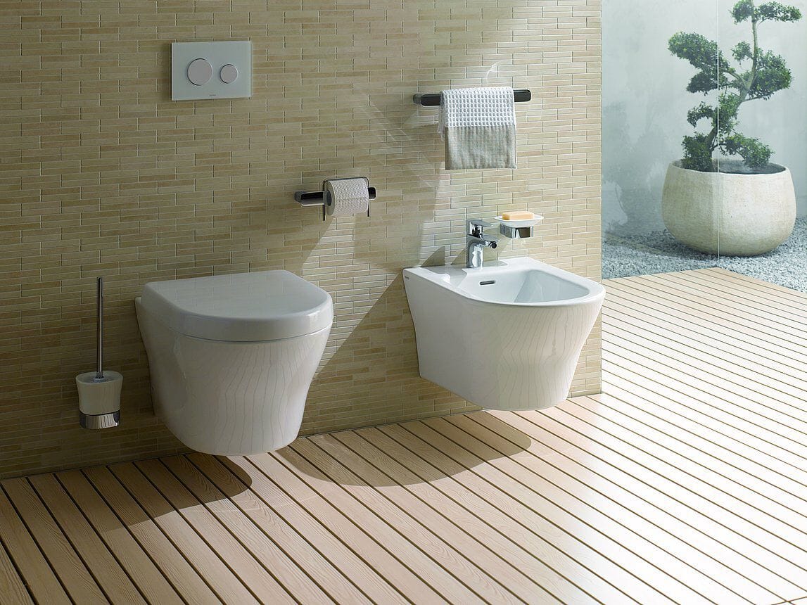 MH BW10045G1 by TOTO - Bidet sospeso in ceramica con troppopieno - 3