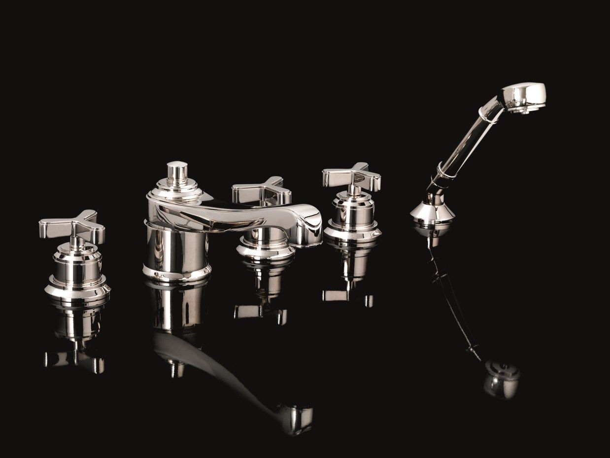 TRIBECA by Devon&Devon - Set vasca a 5 fori con doccetta