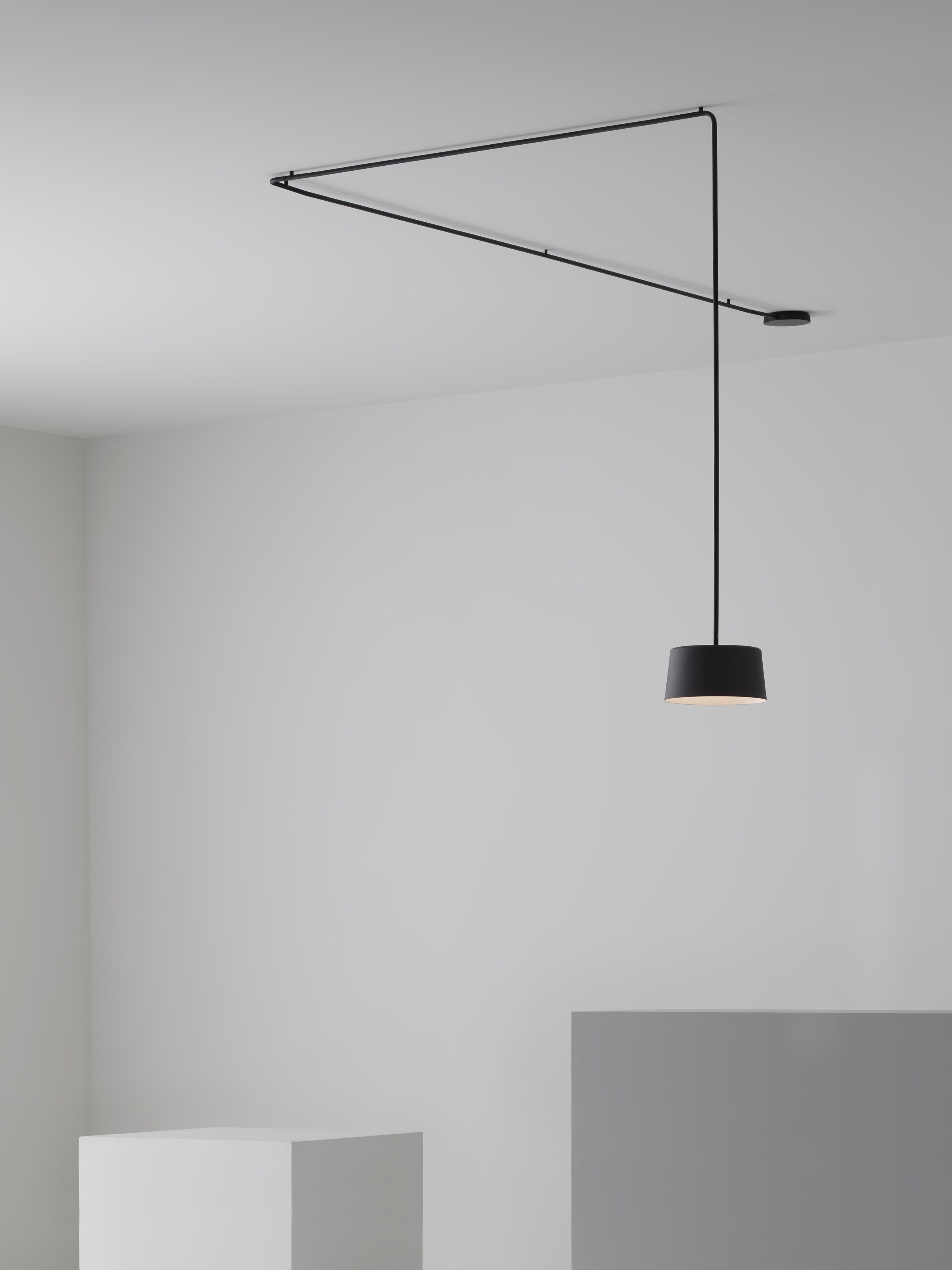 Tube Pendant lamp Large Blue