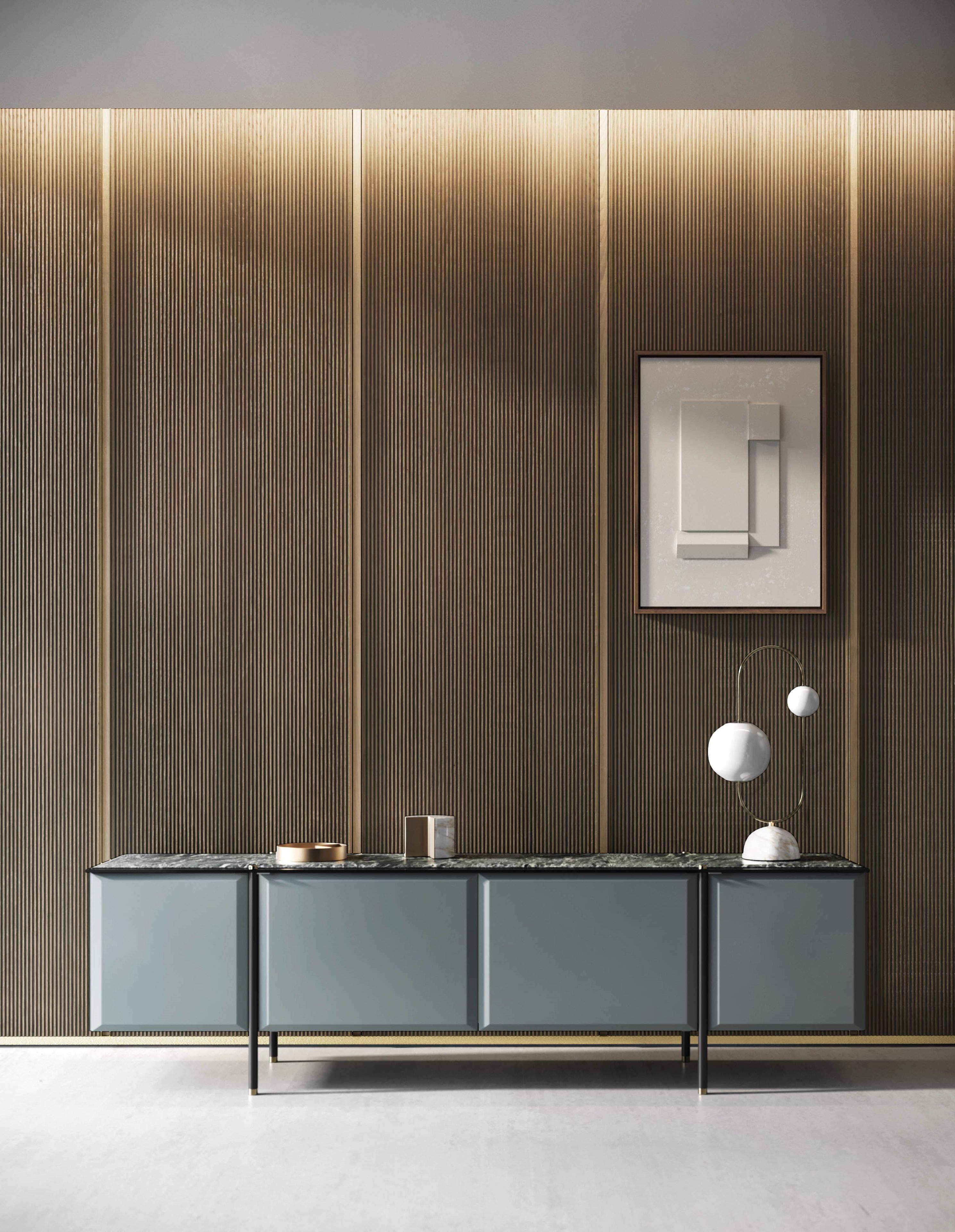 TUDOR by Capital Collection - Madia in legno e marmo con ante a battente - 8