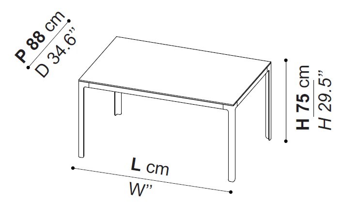 TYPE FOR IN | MDF table By iCarraro design Luciano Bertoncini