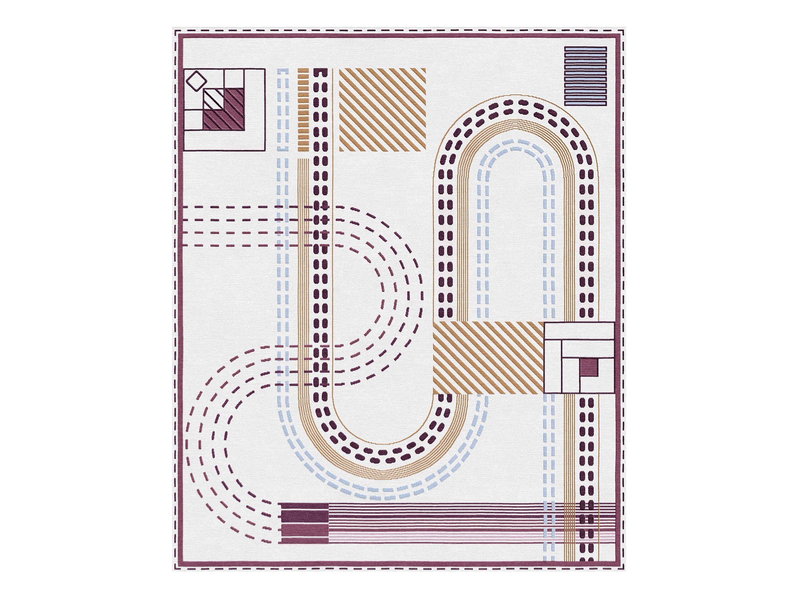 ABSTRACTION III.II by Tapis Rouge - Tappeto fatto a mano rettangolare