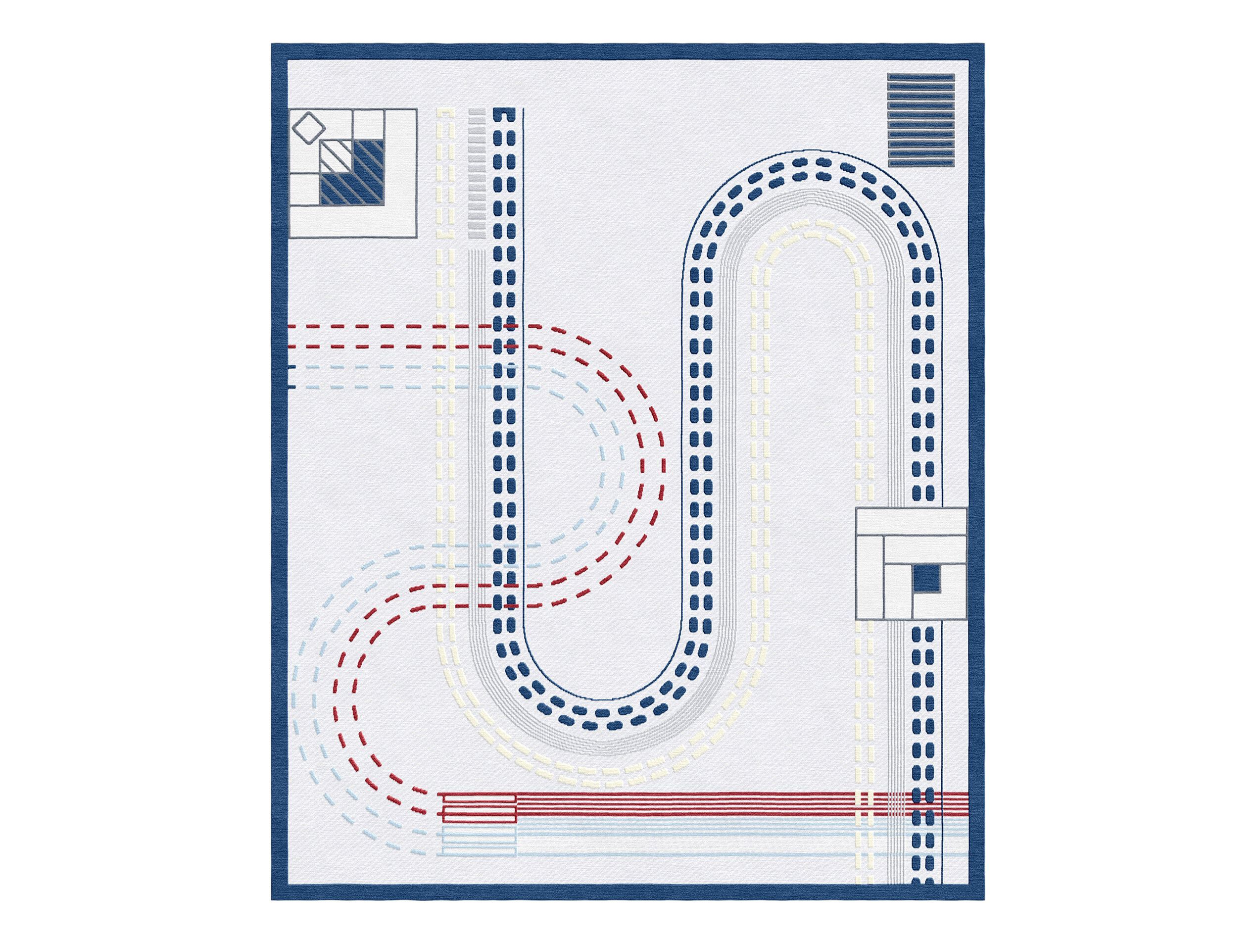 ABSTRACTION III.IV by Tapis Rouge - Tappeto rettangolare fatto a mano