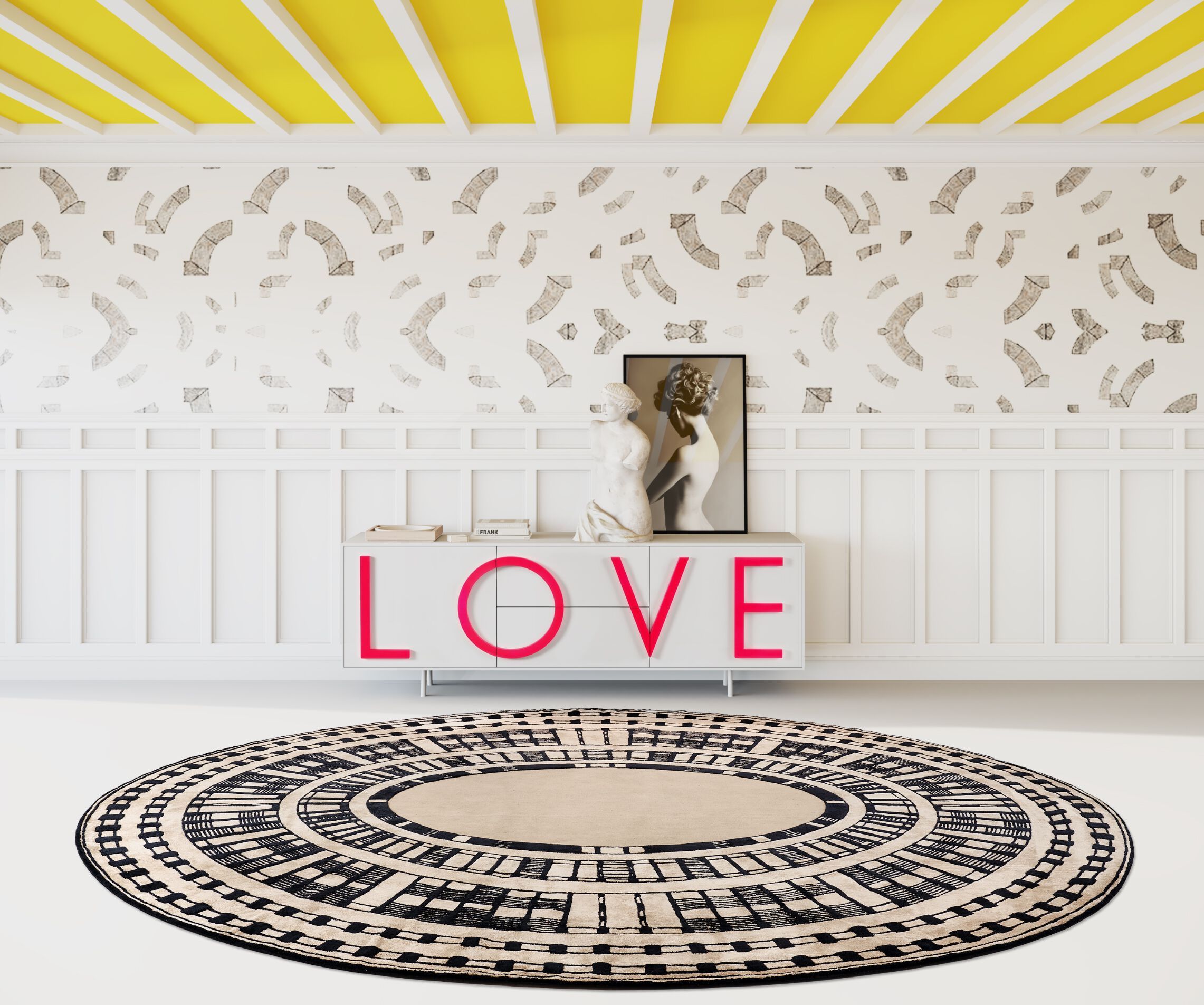ANFITEATRO by Tapis Rouge - Tappeto fatto a mano in lana e seta - 2