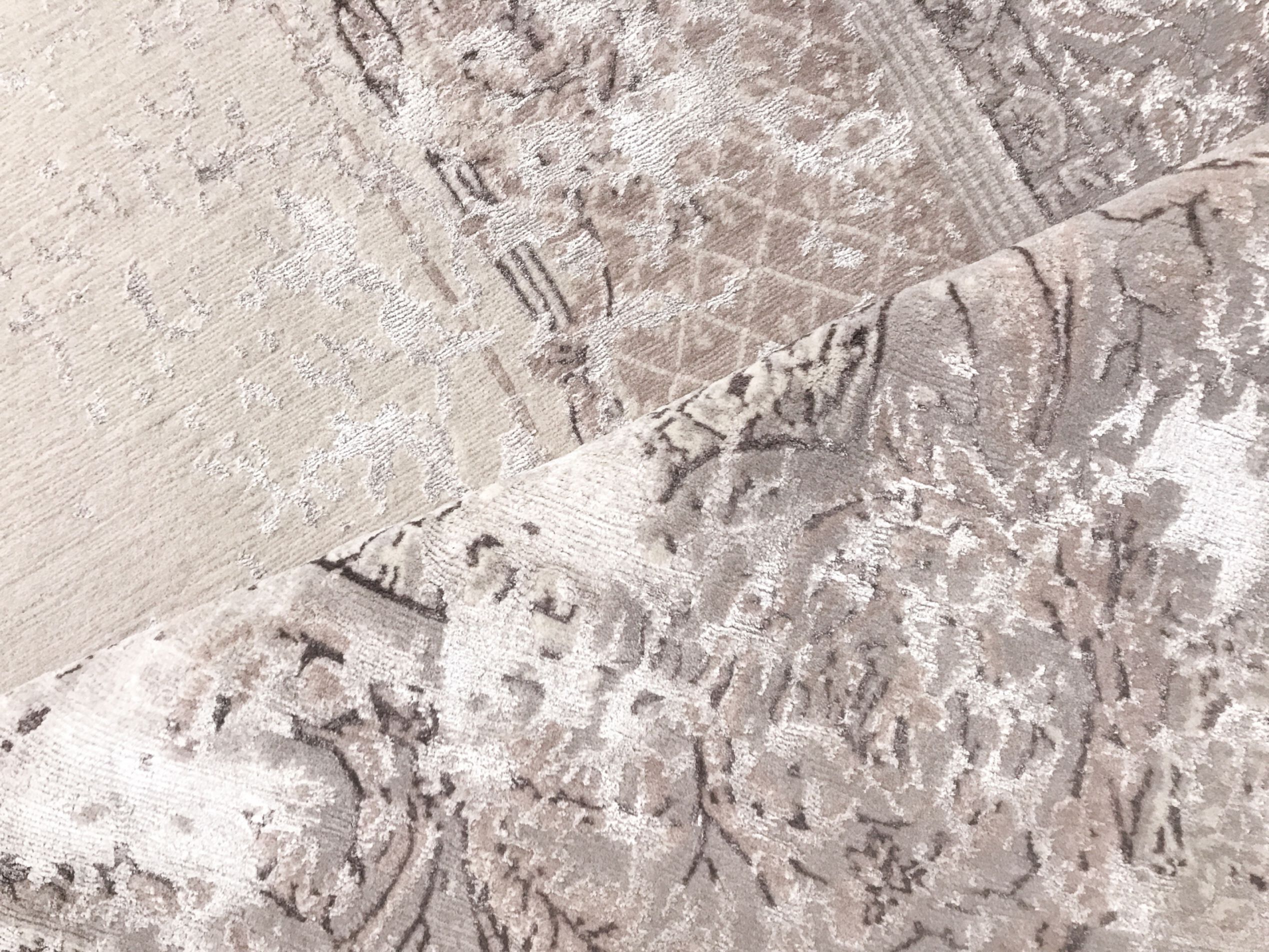 AUBUSSON VINTAGE DUSTY ROSE by Tapis Rouge - Tappeto rettangolare fatto a mano - 4