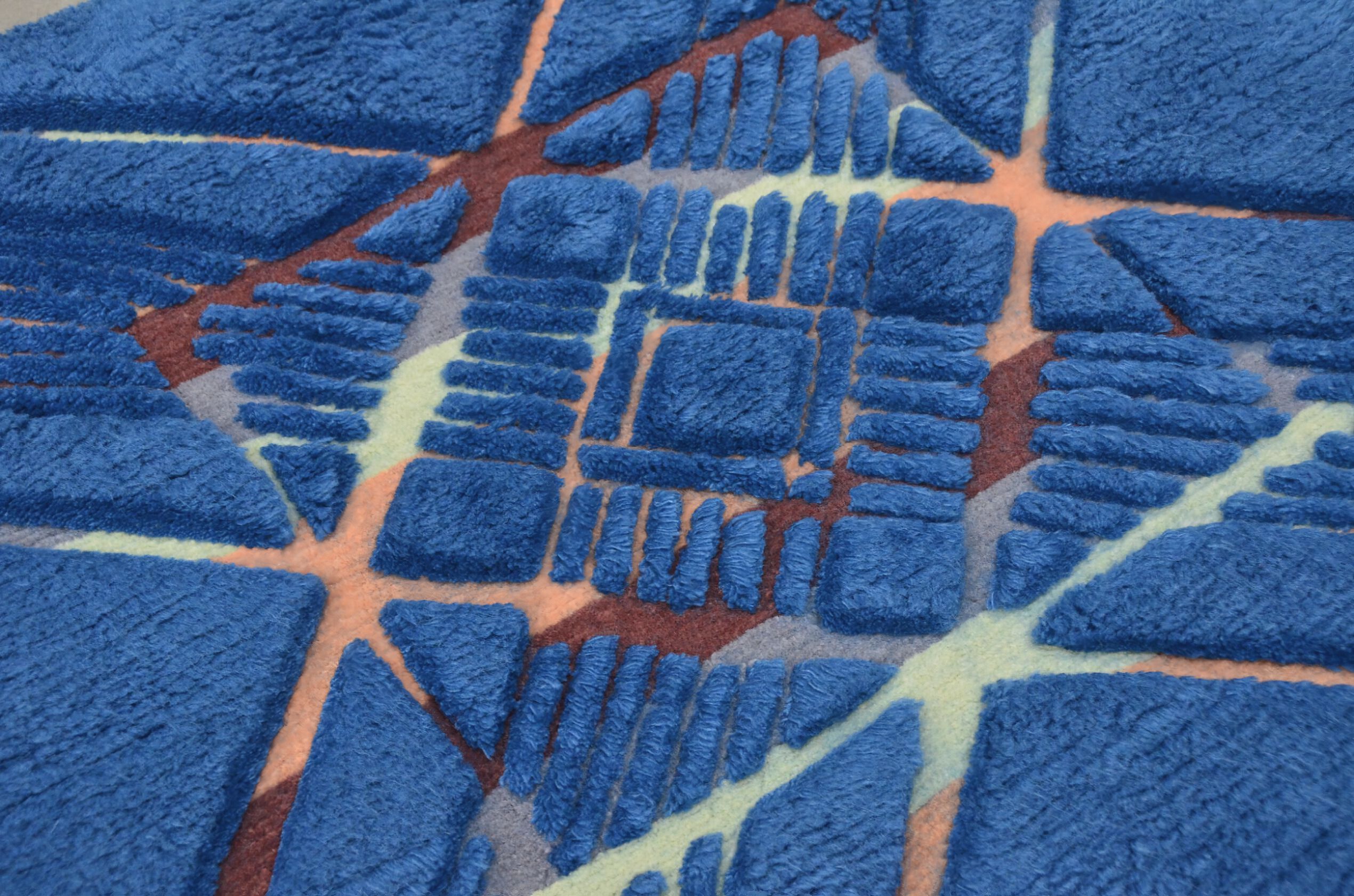 BALI WAVE by Tapis Rouge - Tappeto rettangolare fatto a mano in lana - 2