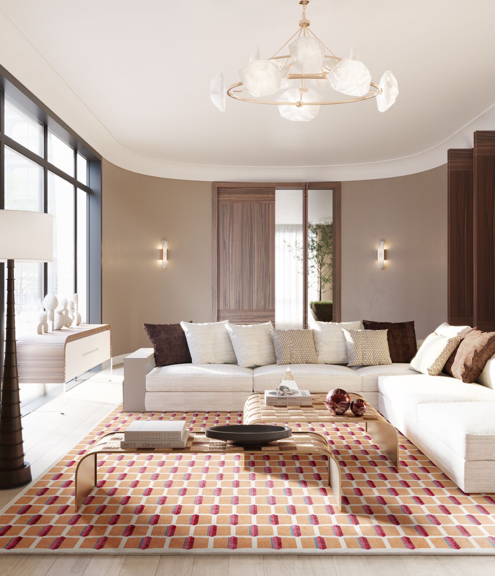 BAUHAUS FIORE by Tapis Rouge - Tappeto rettangolare fatto a mano - 3