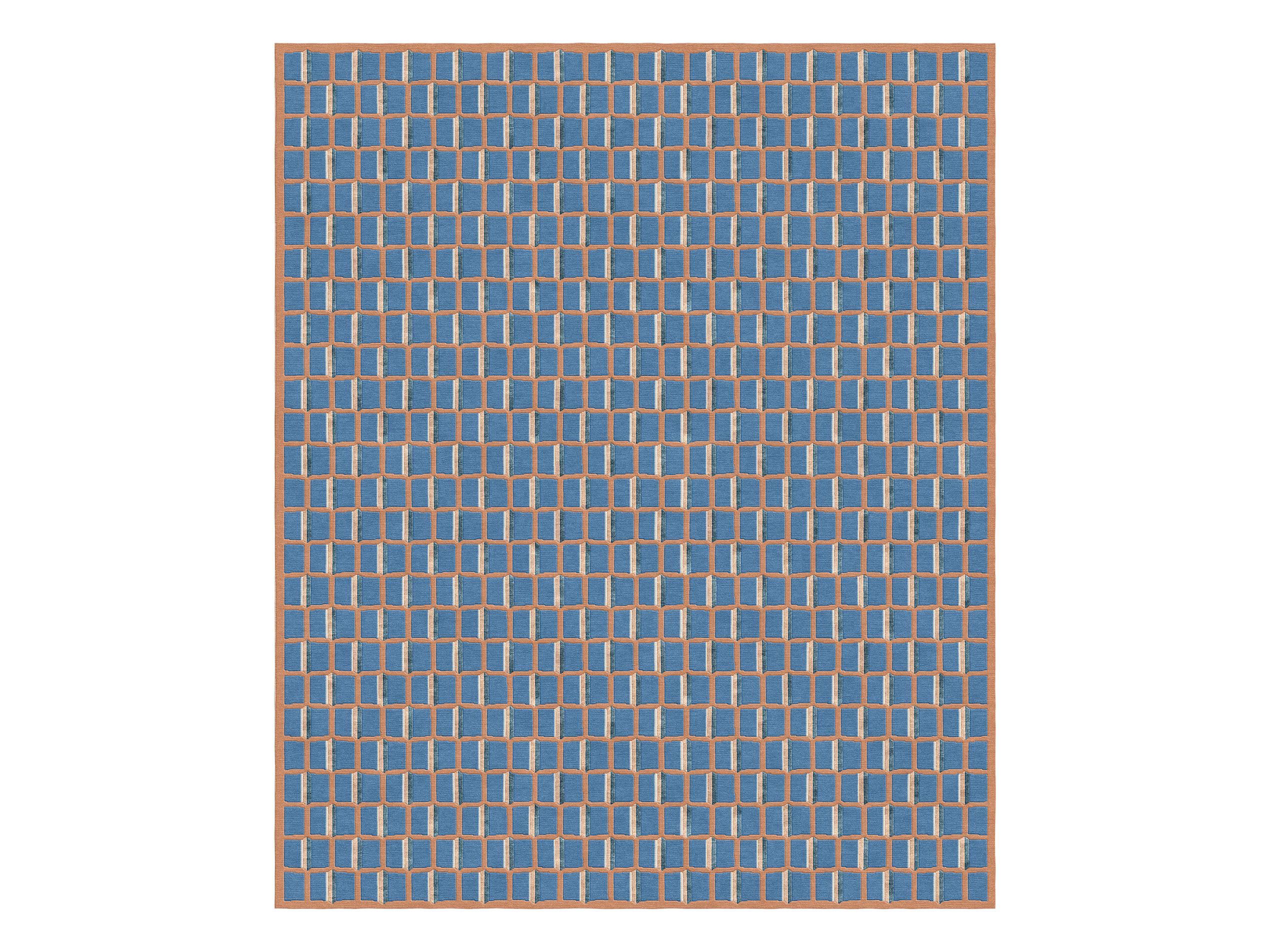 BAUHAUS MARE by Tapis Rouge - Tappeto rettangolare fatto a mano