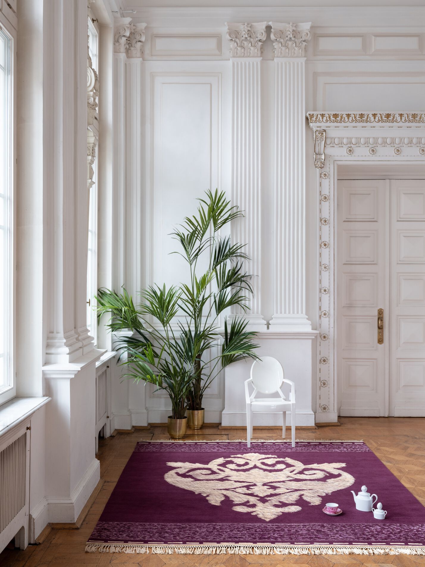 BEATRICE by Tapis Rouge - Tappeto fatto a mano in lana e seta - 6