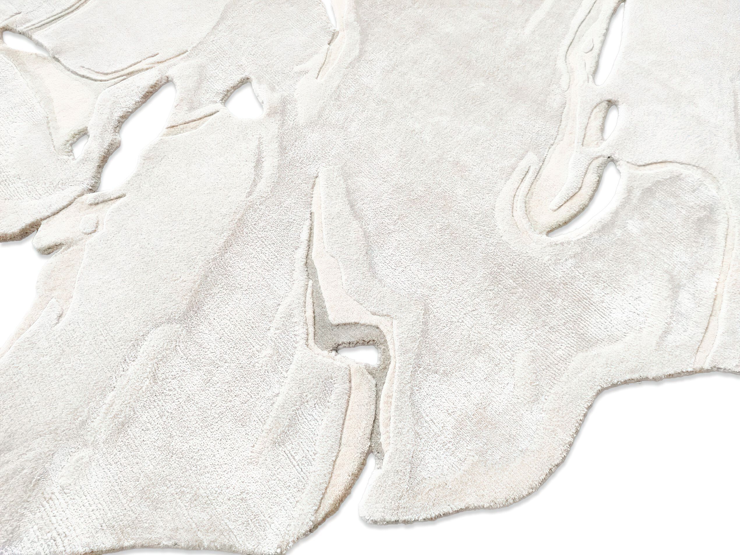 BIANCO by Tapis Rouge - Tappeto curvo fatto a mano - 2