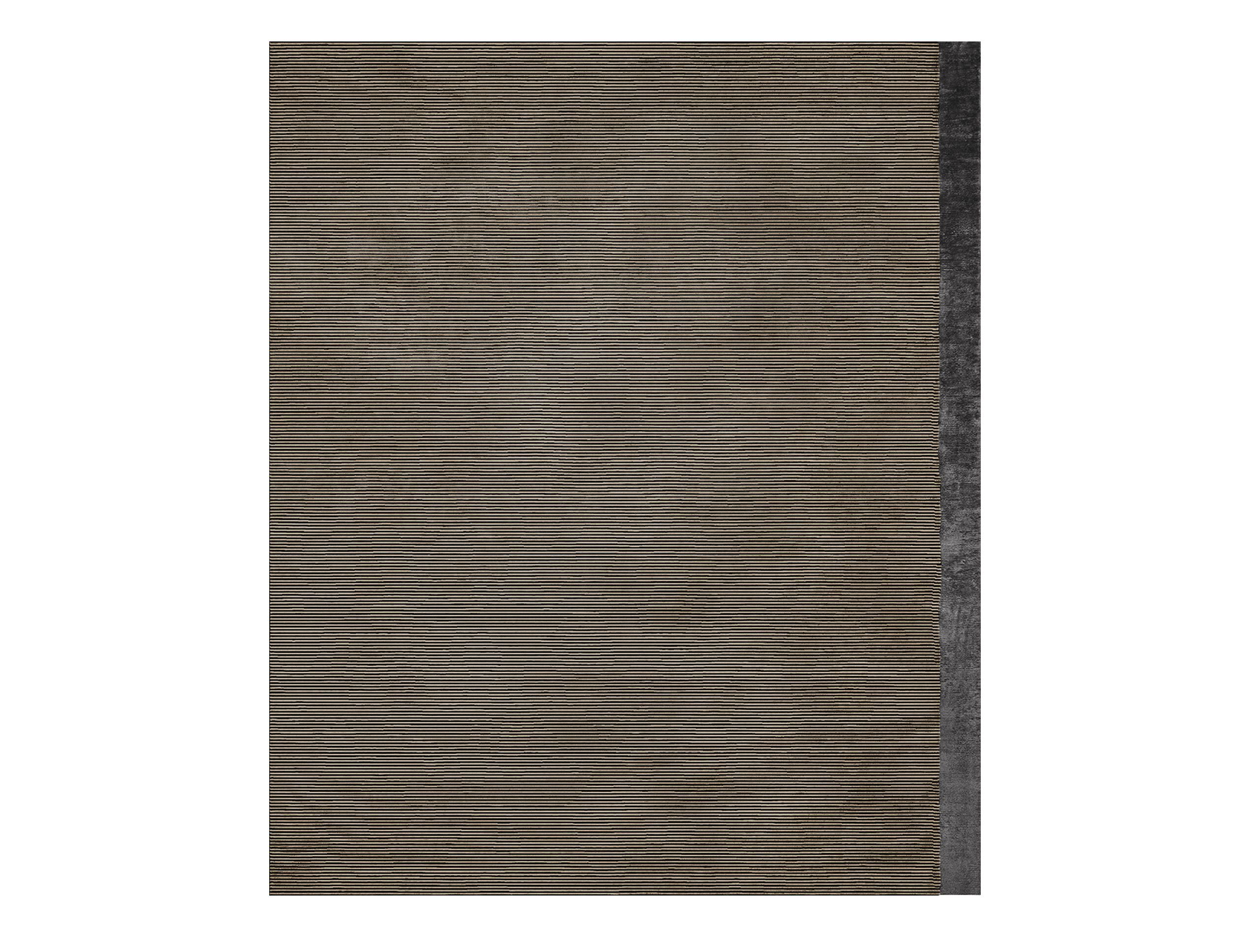 BRETON BLACK by Tapis Rouge - Tappeto rettangolare fatto a mano