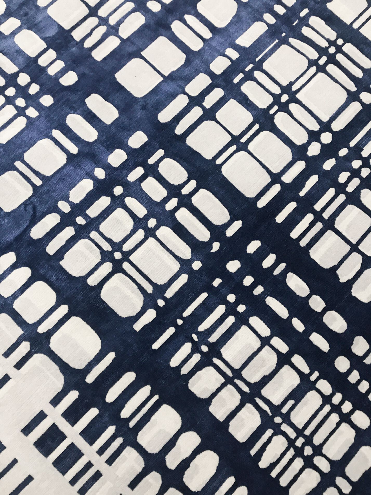 BROOKFIELD NAVY by Tapis Rouge - Tappeto rettangolare fatto a mano - 6