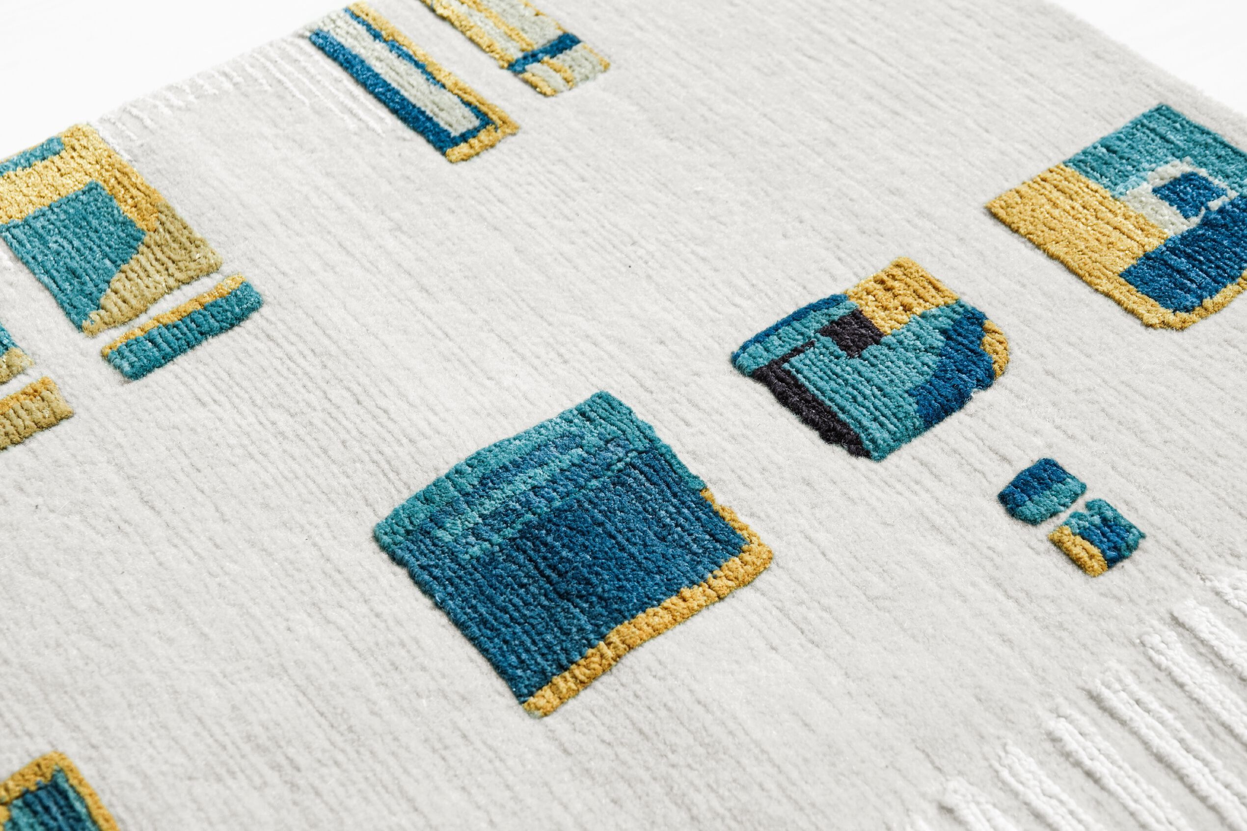 CAMARILLO BLANC by Tapis Rouge - Tappeto rettangolare fatto a mano - 2