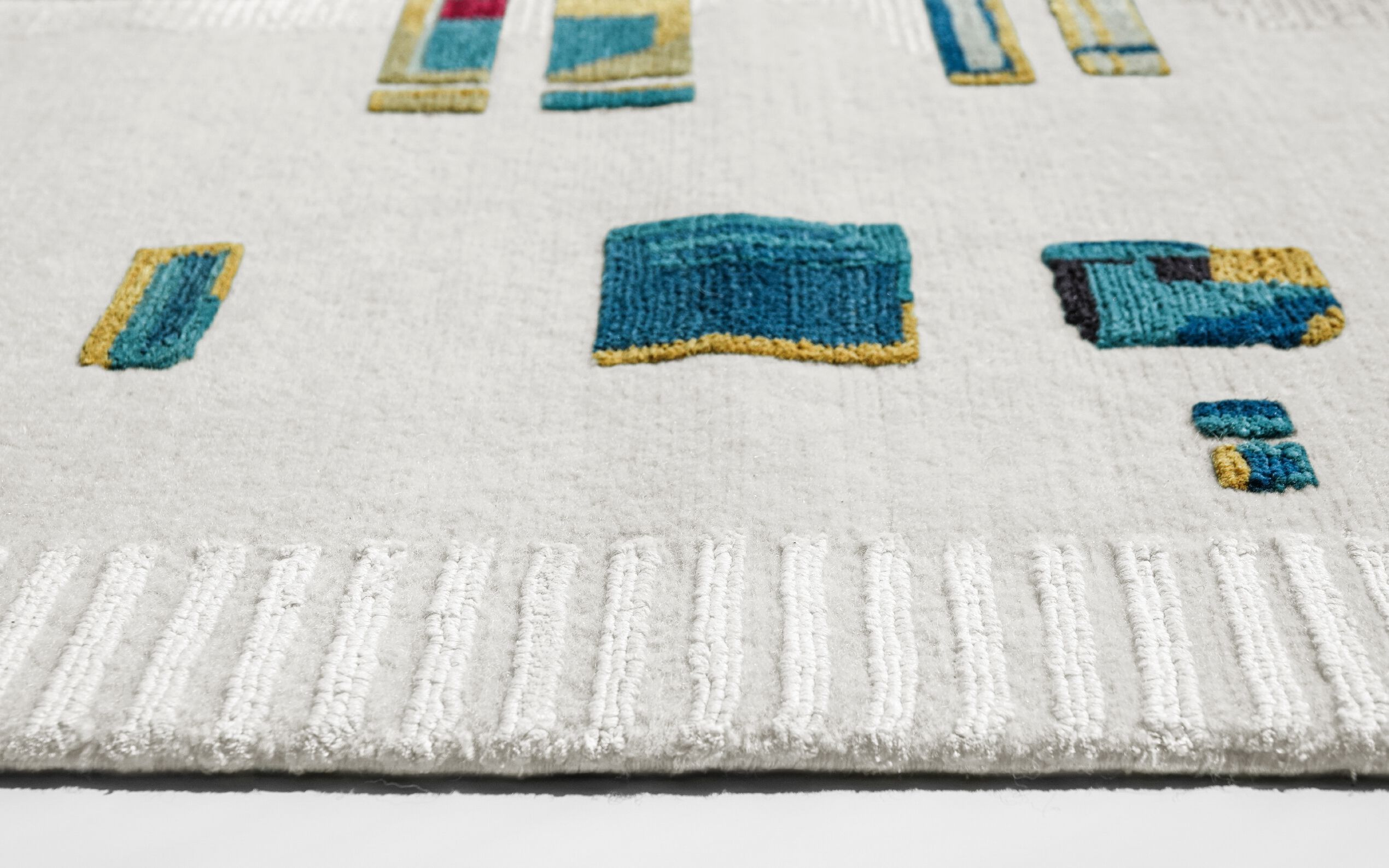 CAMARILLO BLANC by Tapis Rouge - Tappeto rettangolare fatto a mano - 3