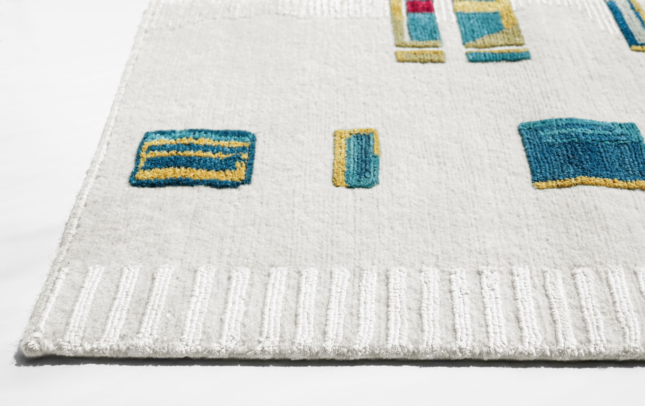 CAMARILLO BLANC by Tapis Rouge - Tappeto rettangolare fatto a mano - 5