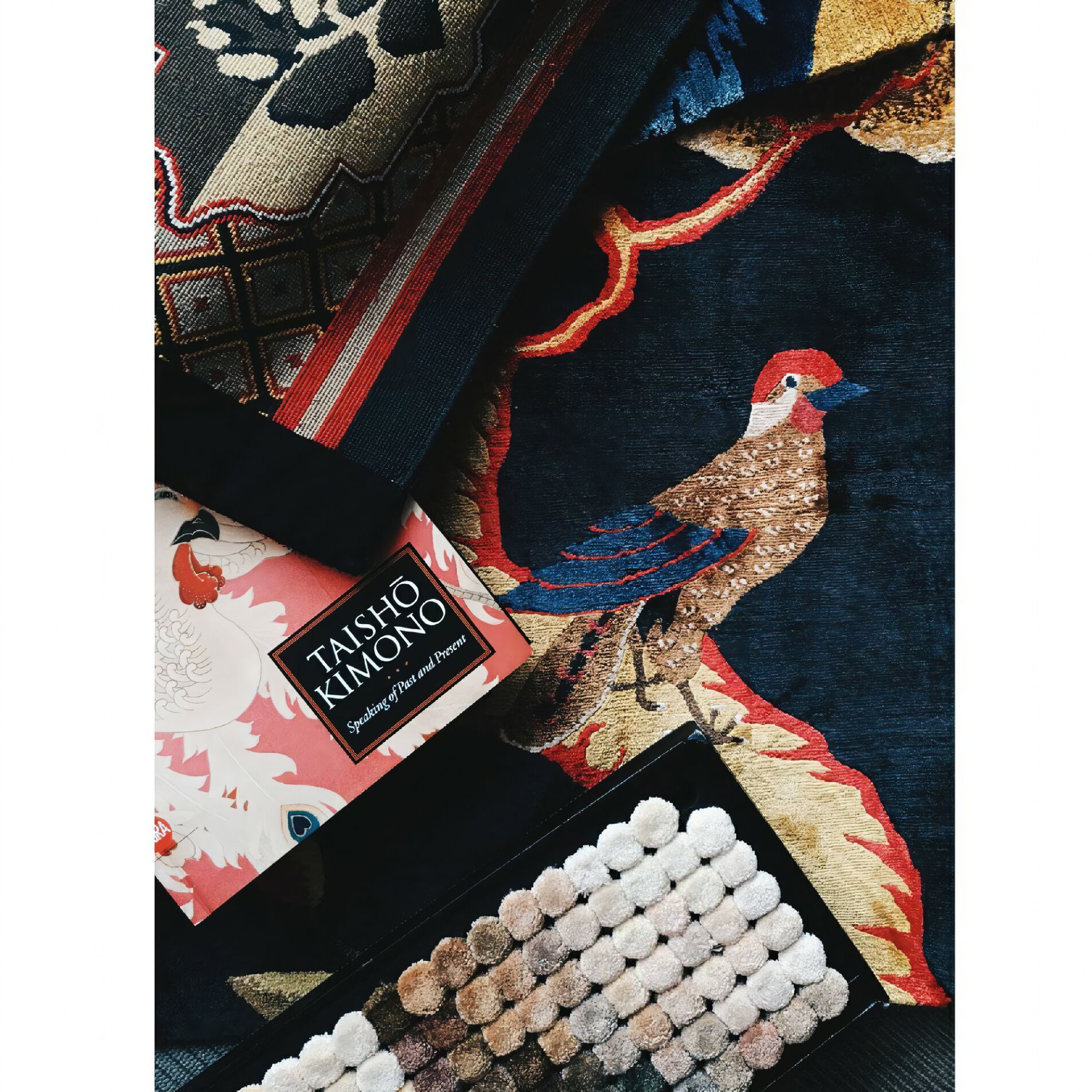 CHINESE PHEONIX ANTIQUE INDIGO by Tapis Rouge - Tappeto rettangolare fatto a mano - 4