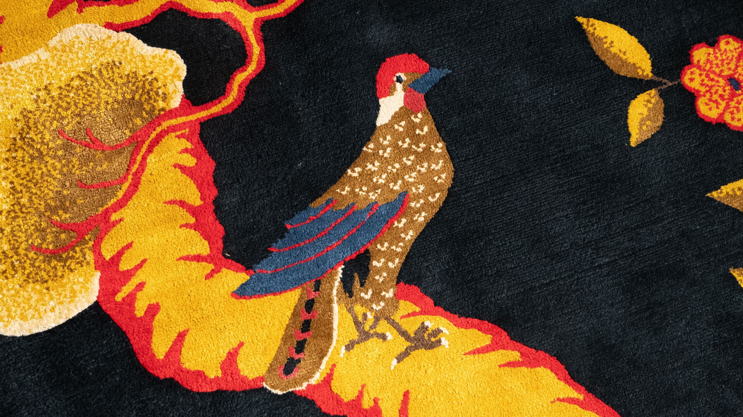 CHINESE PHEONIX ANTIQUE INDIGO by Tapis Rouge - Tappeto rettangolare fatto a mano - 3