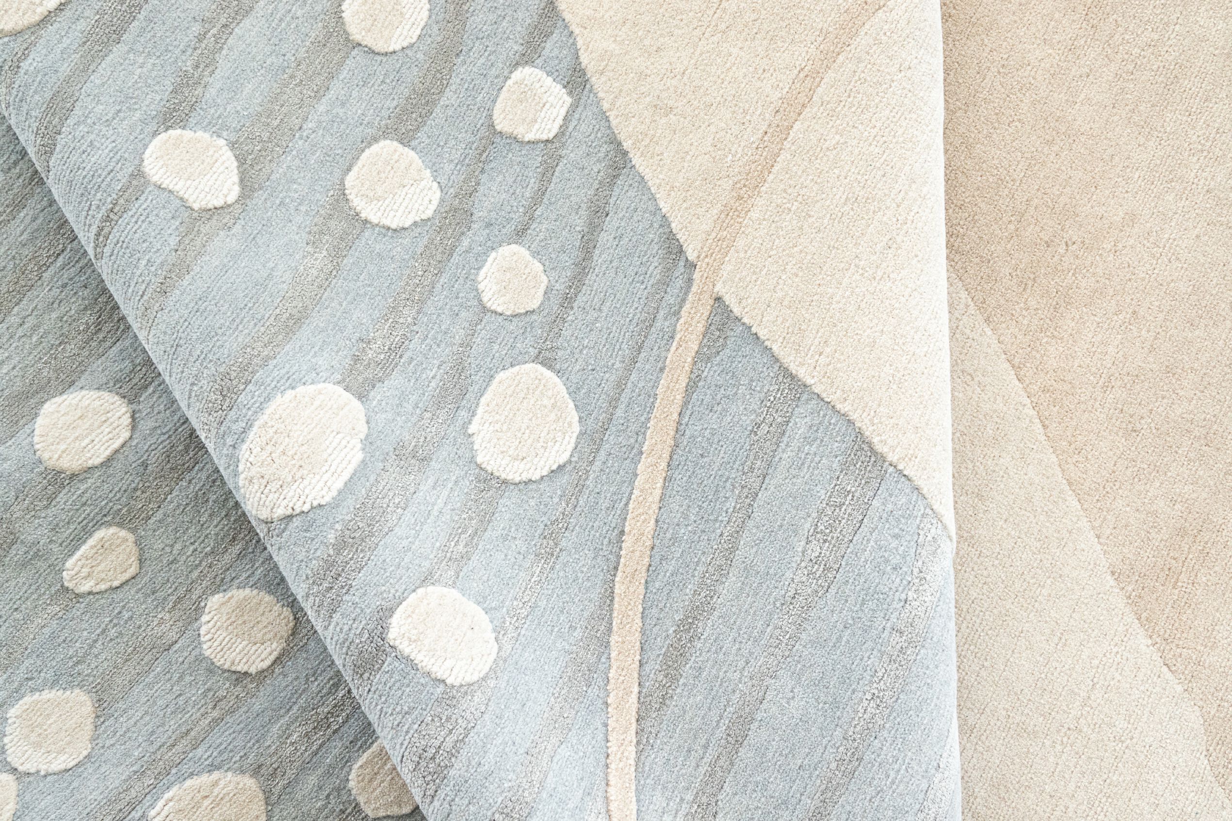 COMPOSITION VII by Tapis Rouge - Tappeto rotondo fatto a mano - 11