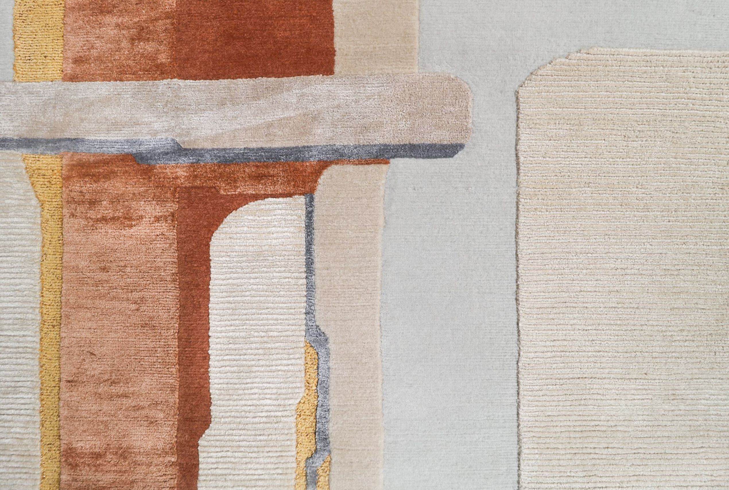 COMPOSITION V by Tapis Rouge - Tappeto rettangolare fatto a mano - 6
