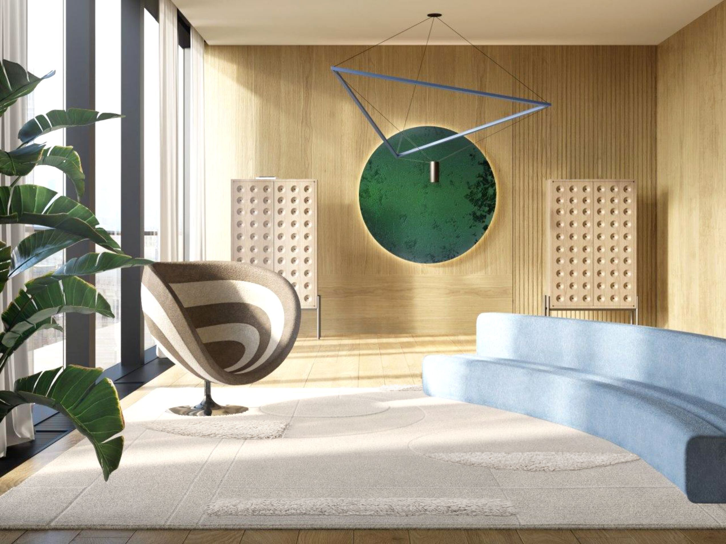 COMPOSITION XIV.II by Tapis Rouge - Tappeto rettangolare fatto a mano - 3