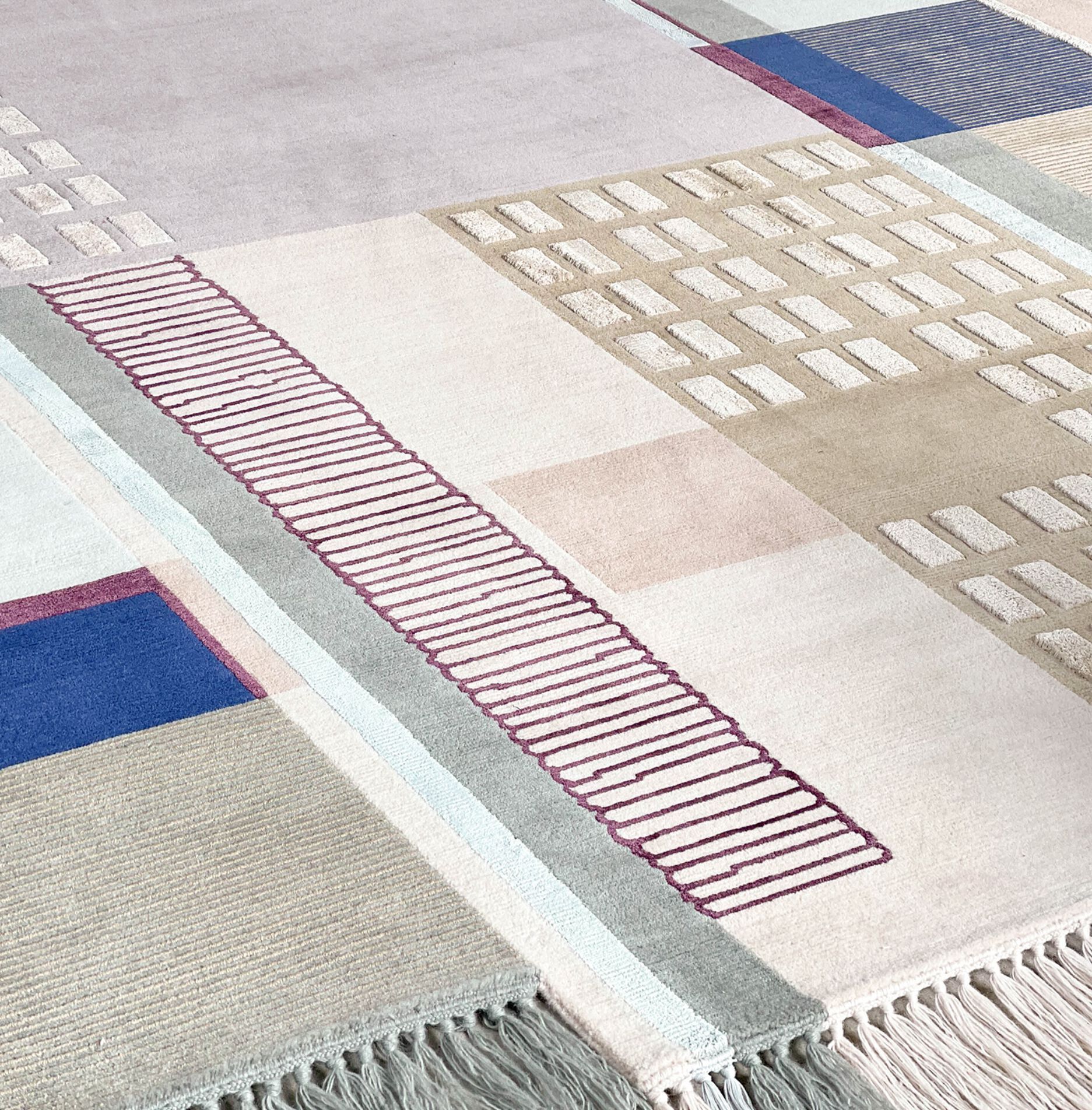 COMPOSITION XVIII by Tapis Rouge - Tappeto rettangolare fatto a mano - 7