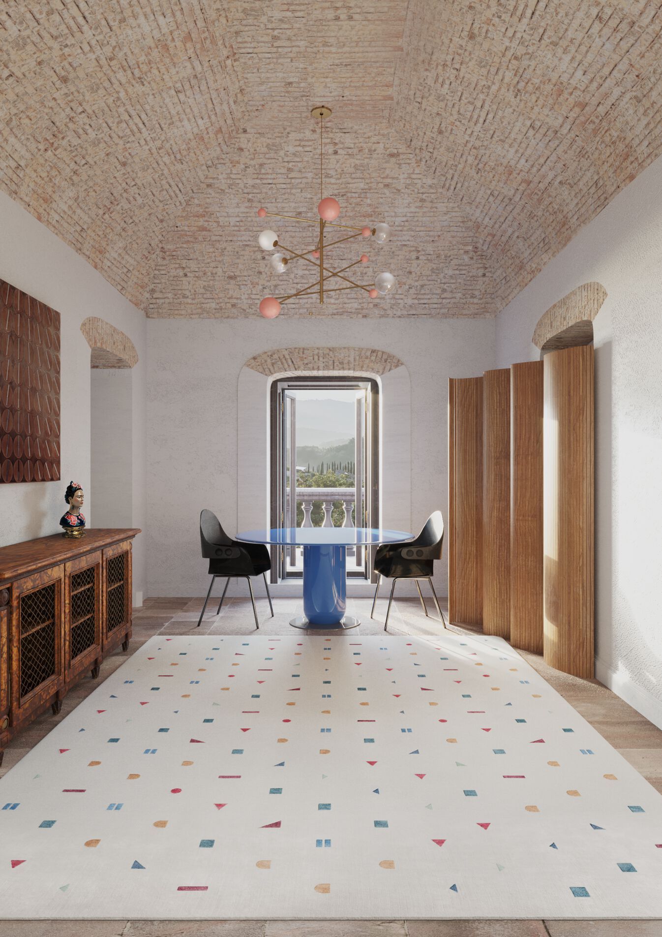 ELEMENTI BIANCO by Tapis Rouge - Tappeto rettangolare fatto a mano - 2