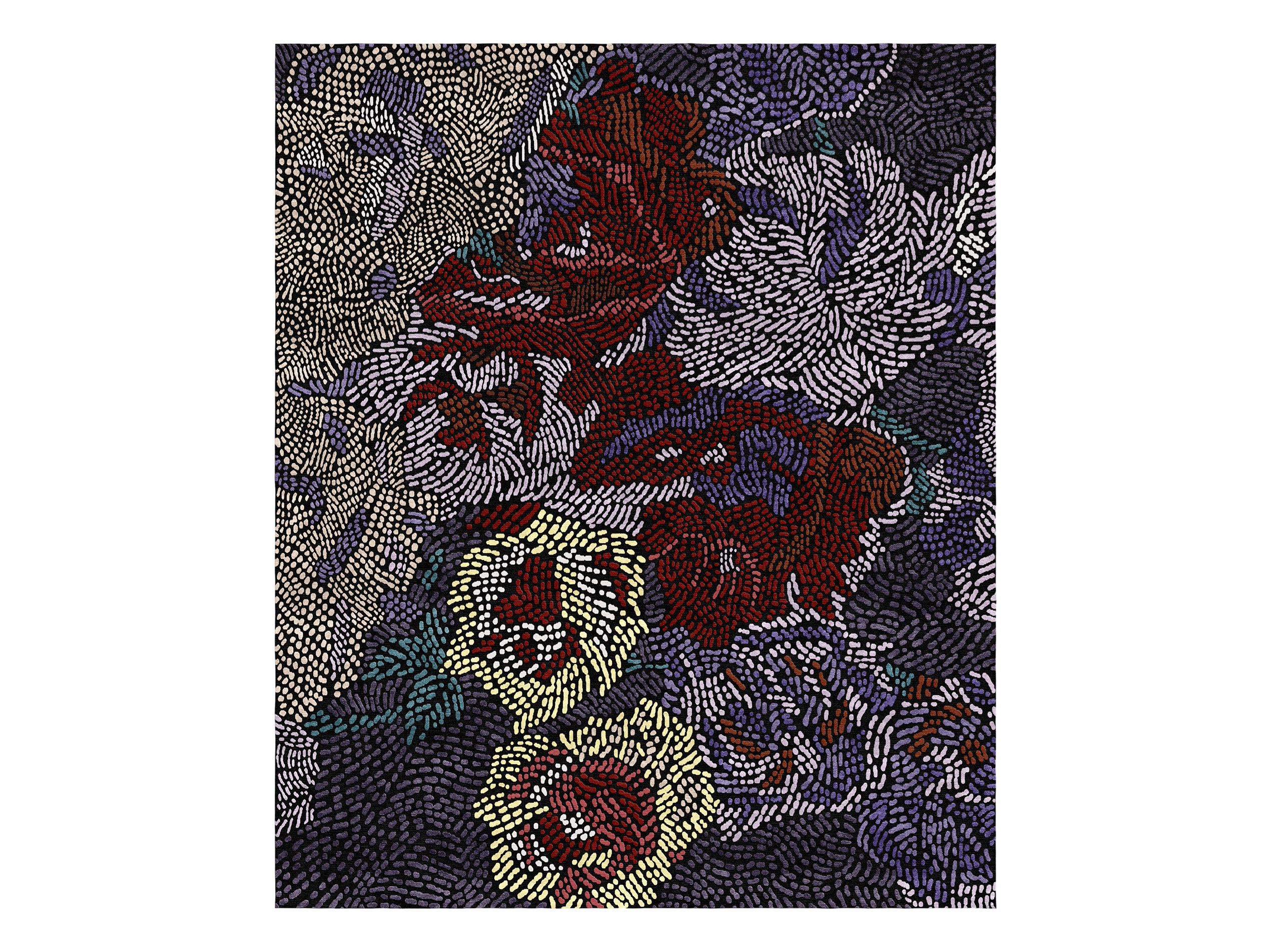 FIAMETTA GIARDINO IN PRIMAVERA by Tapis Rouge - Tappeto fatto a mano in lana e seta
