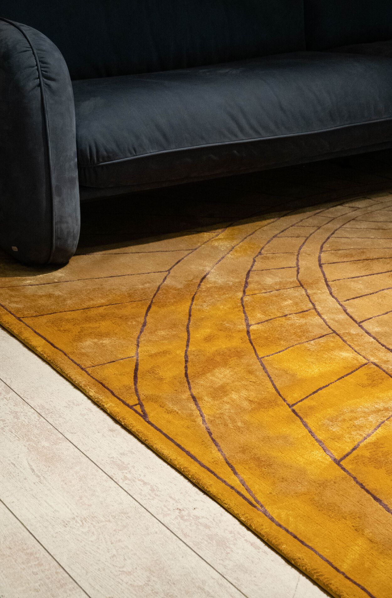 FIRENZE RUGGINE D`ORO by Tapis Rouge - Tappeto rettangolare fatto a mano - 4