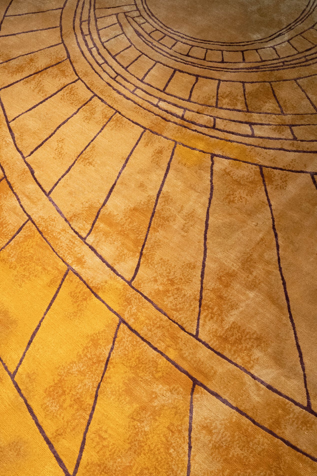 FIRENZE RUGGINE D`ORO by Tapis Rouge - Tappeto rettangolare fatto a mano - 3