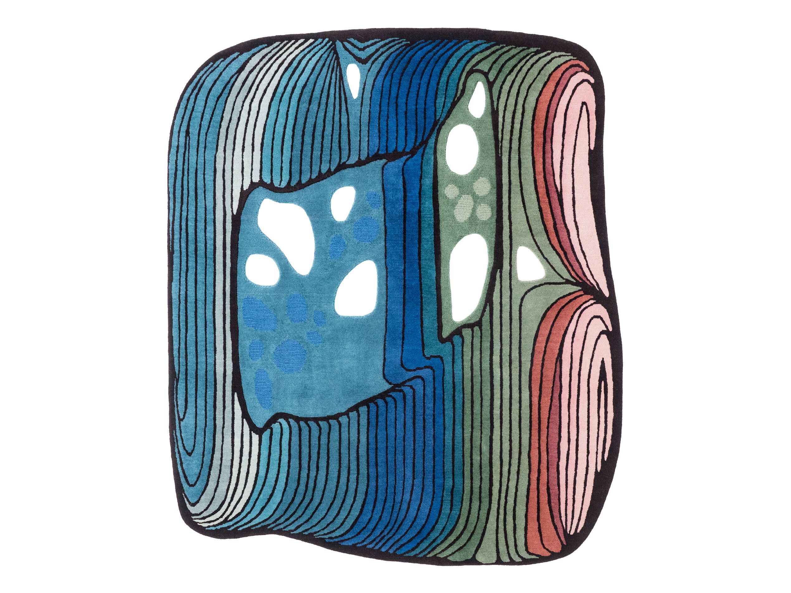 GAMMA NORD by Tapis Rouge - Tappeto curvo fatto a mano