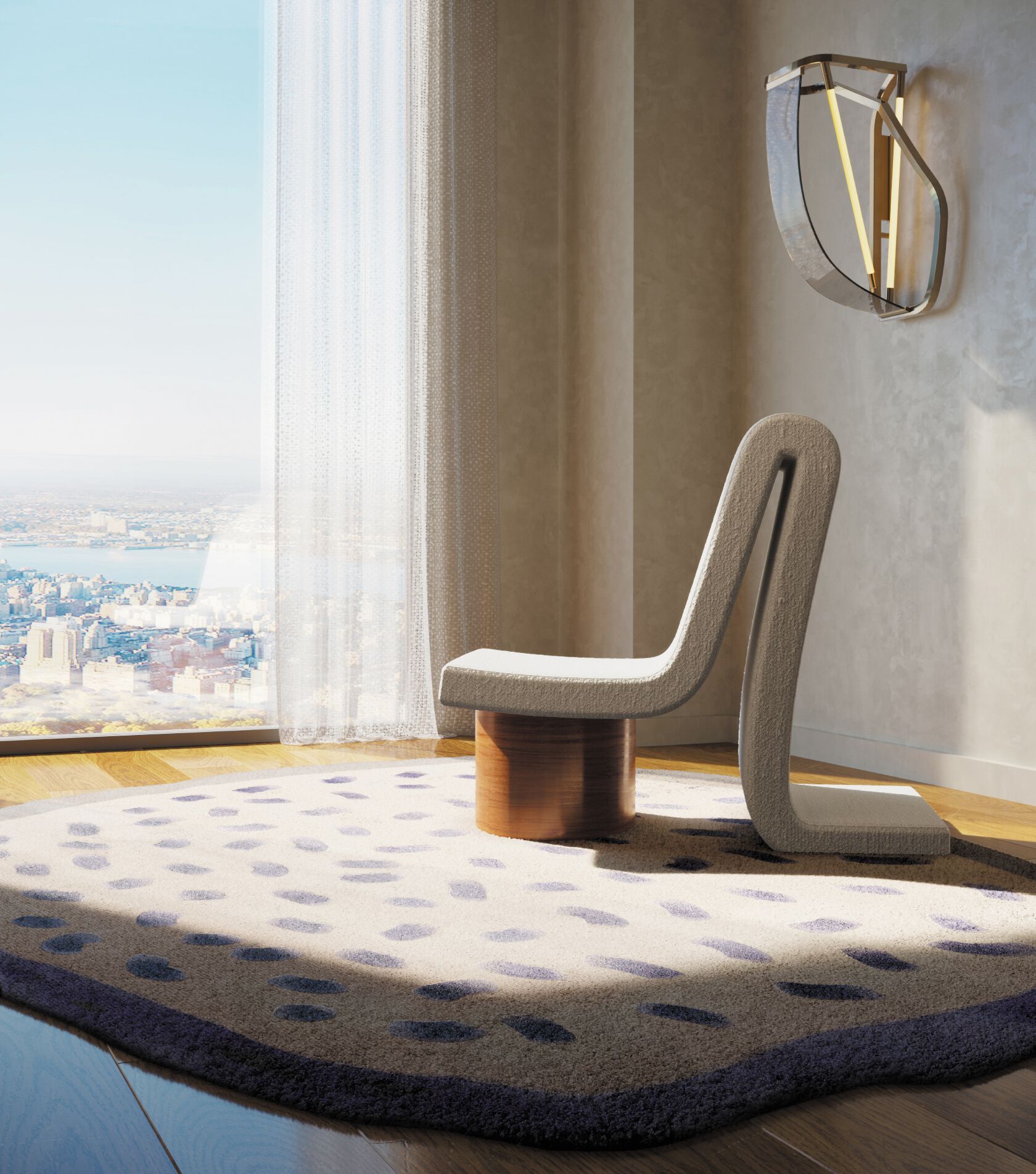GLOBUS by Tapis Rouge - Tappeto curvo fatto a mano - 2
