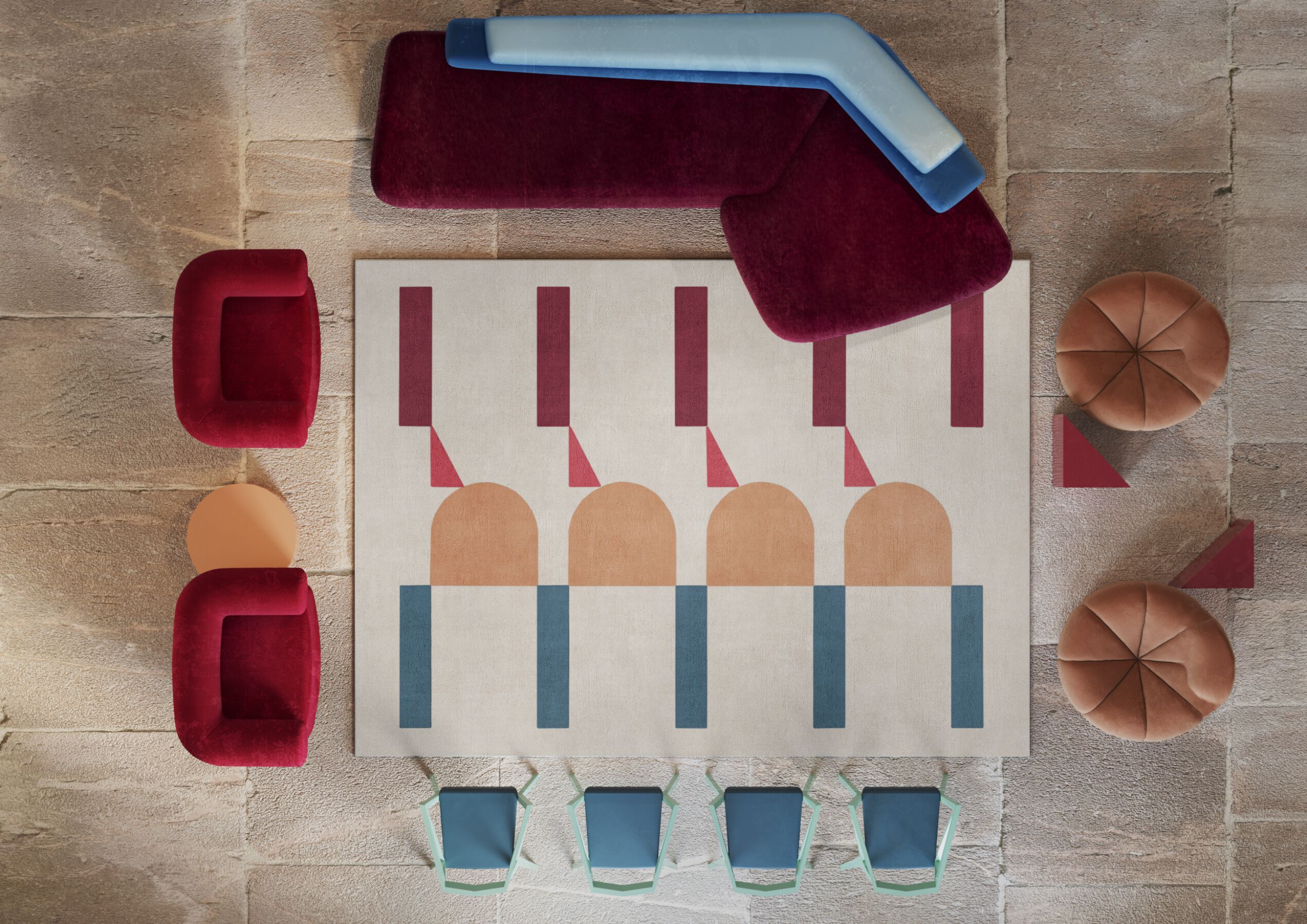 GOOGIE by Tapis Rouge - Tappeto rettangolare in lana - 13