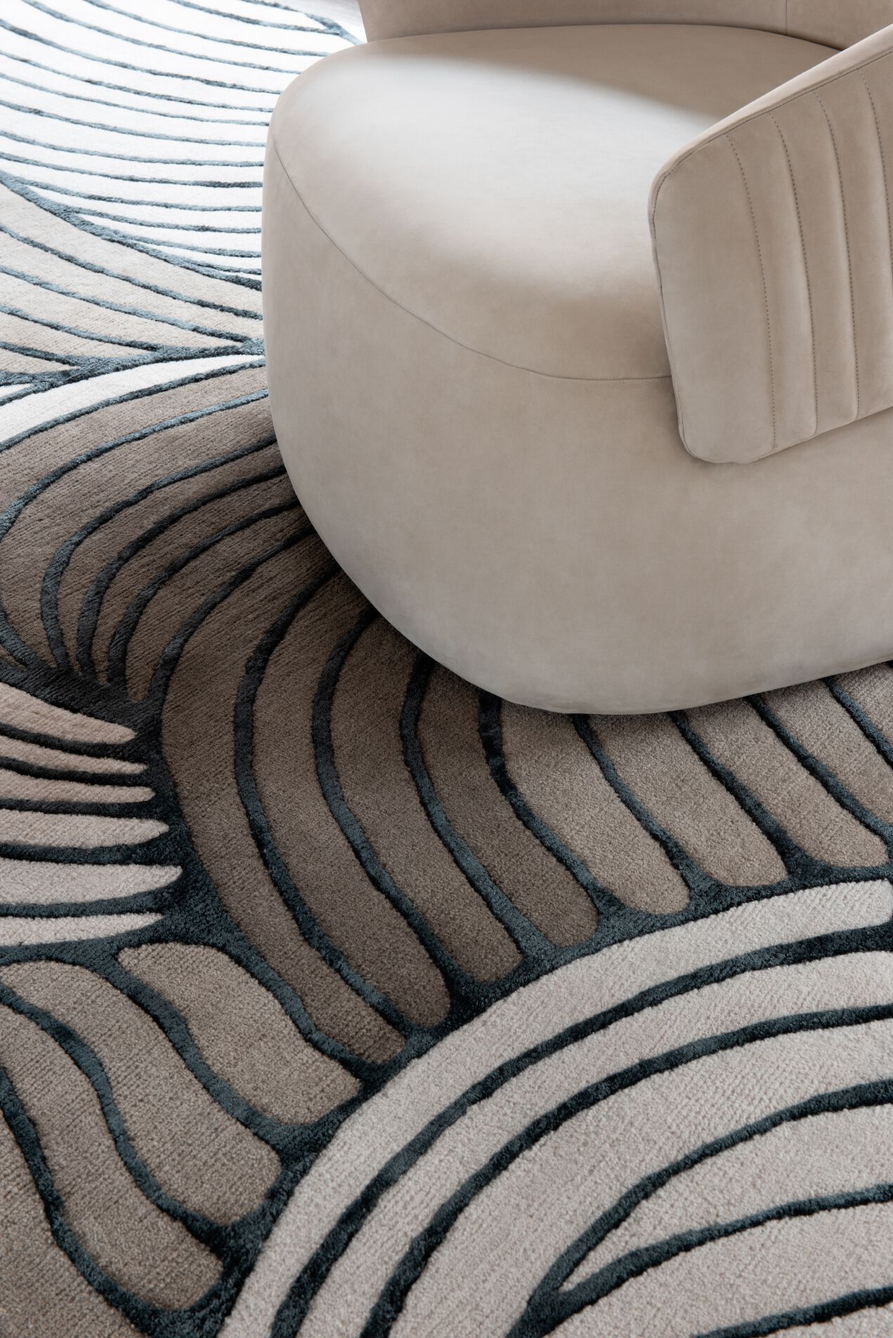 GROVIGLI by Tapis Rouge - Tappeto rettangolare fatto a mano in lana - 3