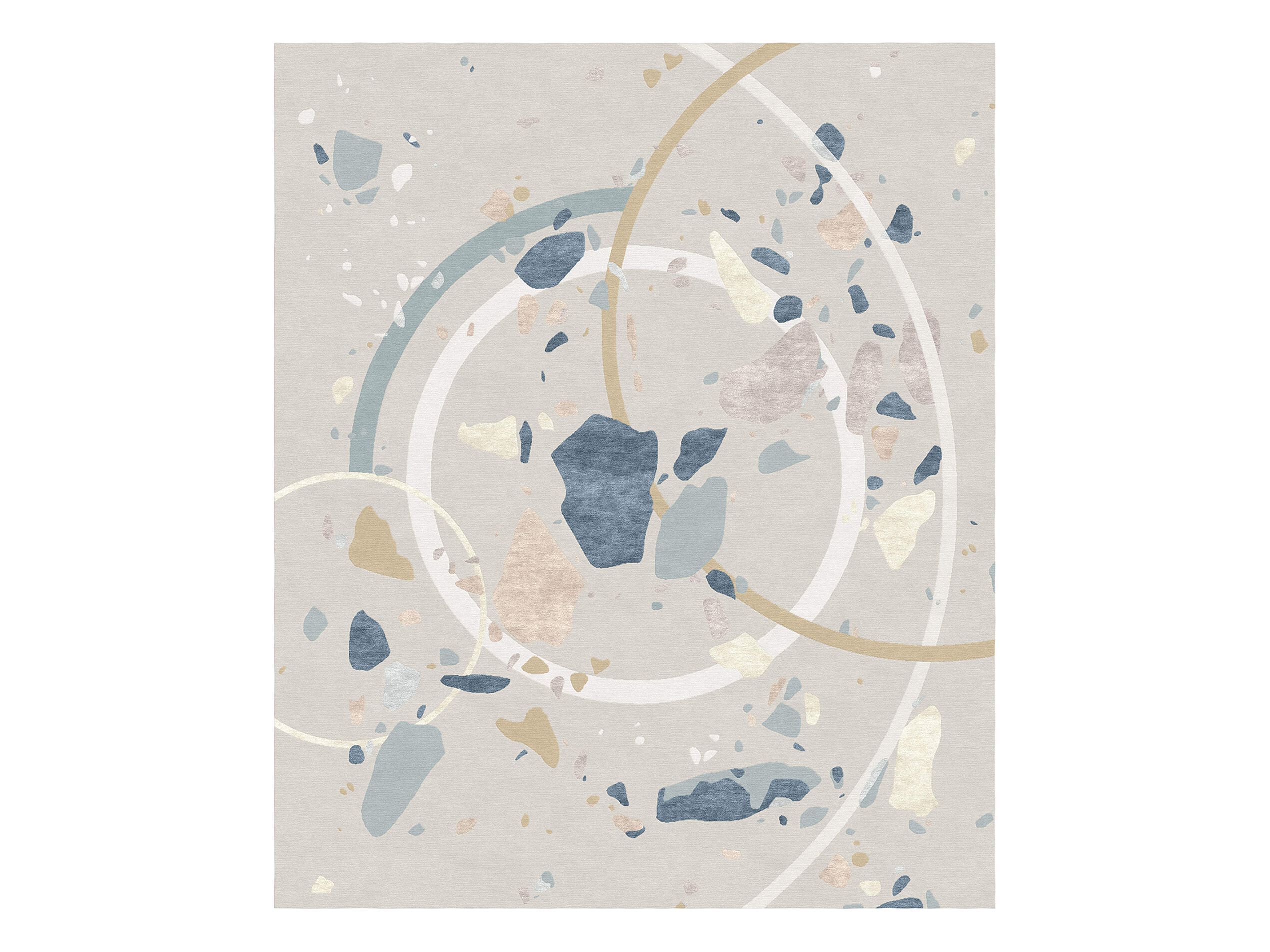 JARDIN DE GIVERNY by Tapis Rouge - Tappeto rettangolare fatto a mano
