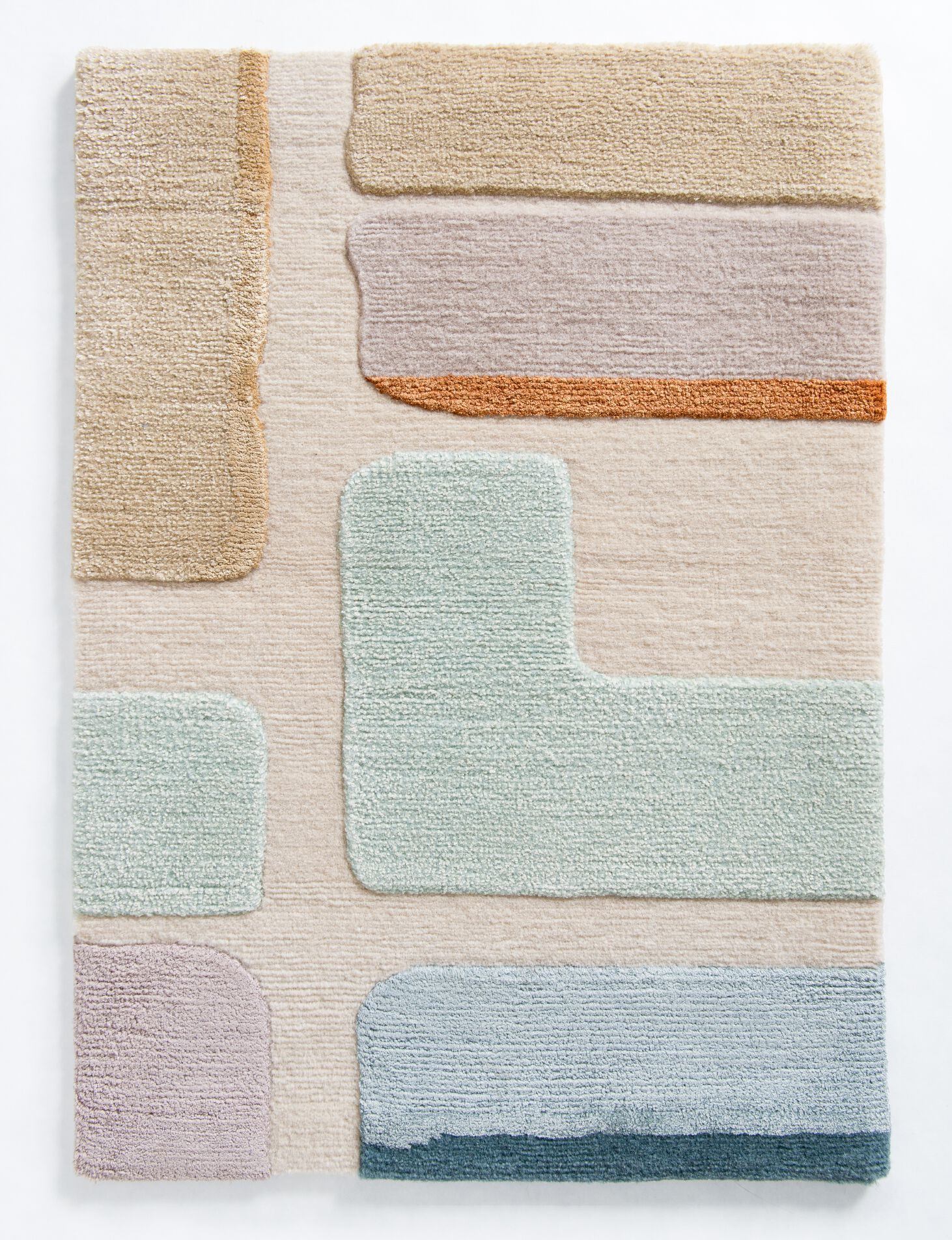 JEANNERET COUPE DE ROSE by Tapis Rouge - Tappeto rettangolare fatto a mano - 4