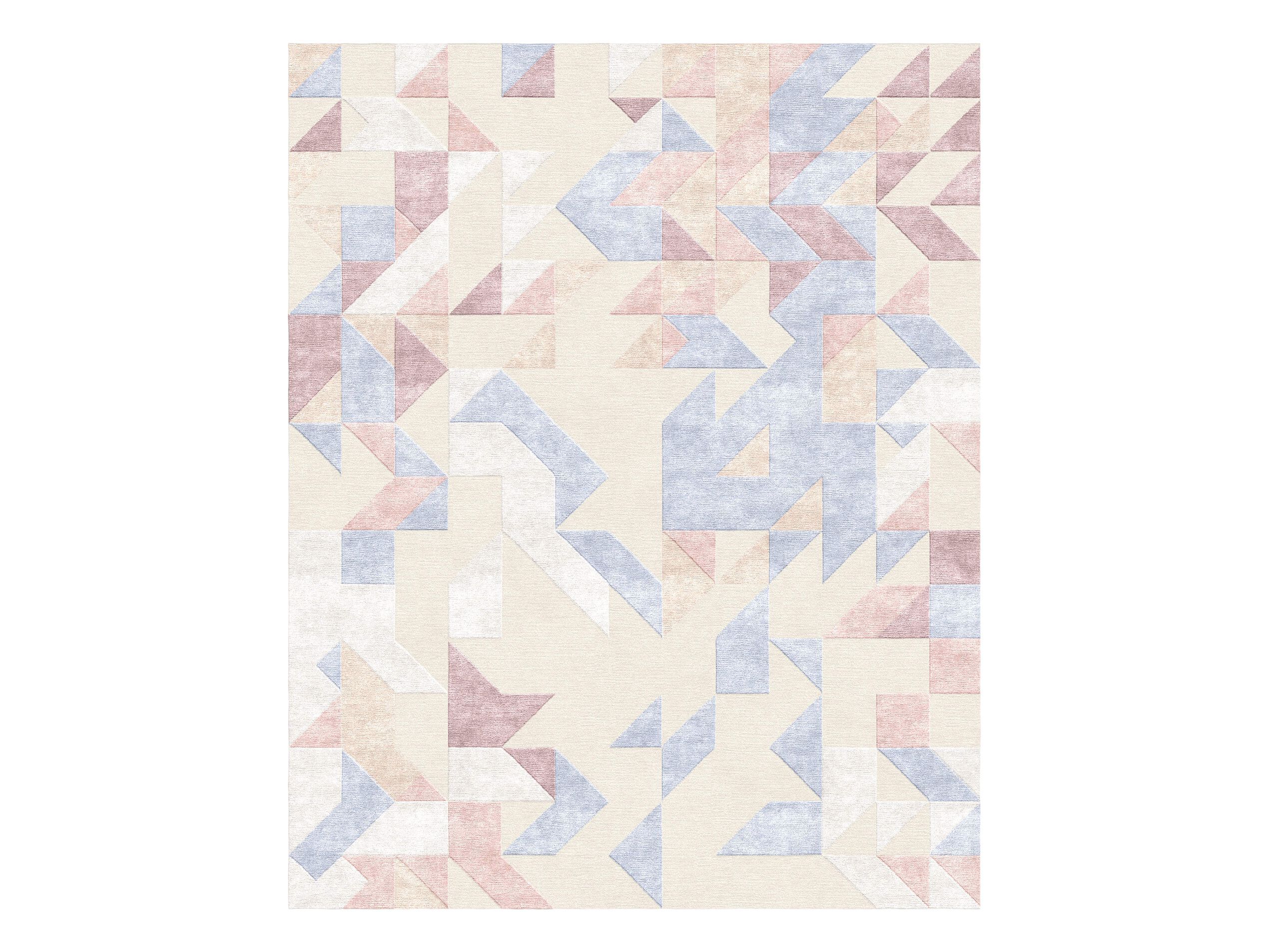 KALEIDOS VIOLA by Tapis Rouge - Tappeto fatto a mano rettangolare