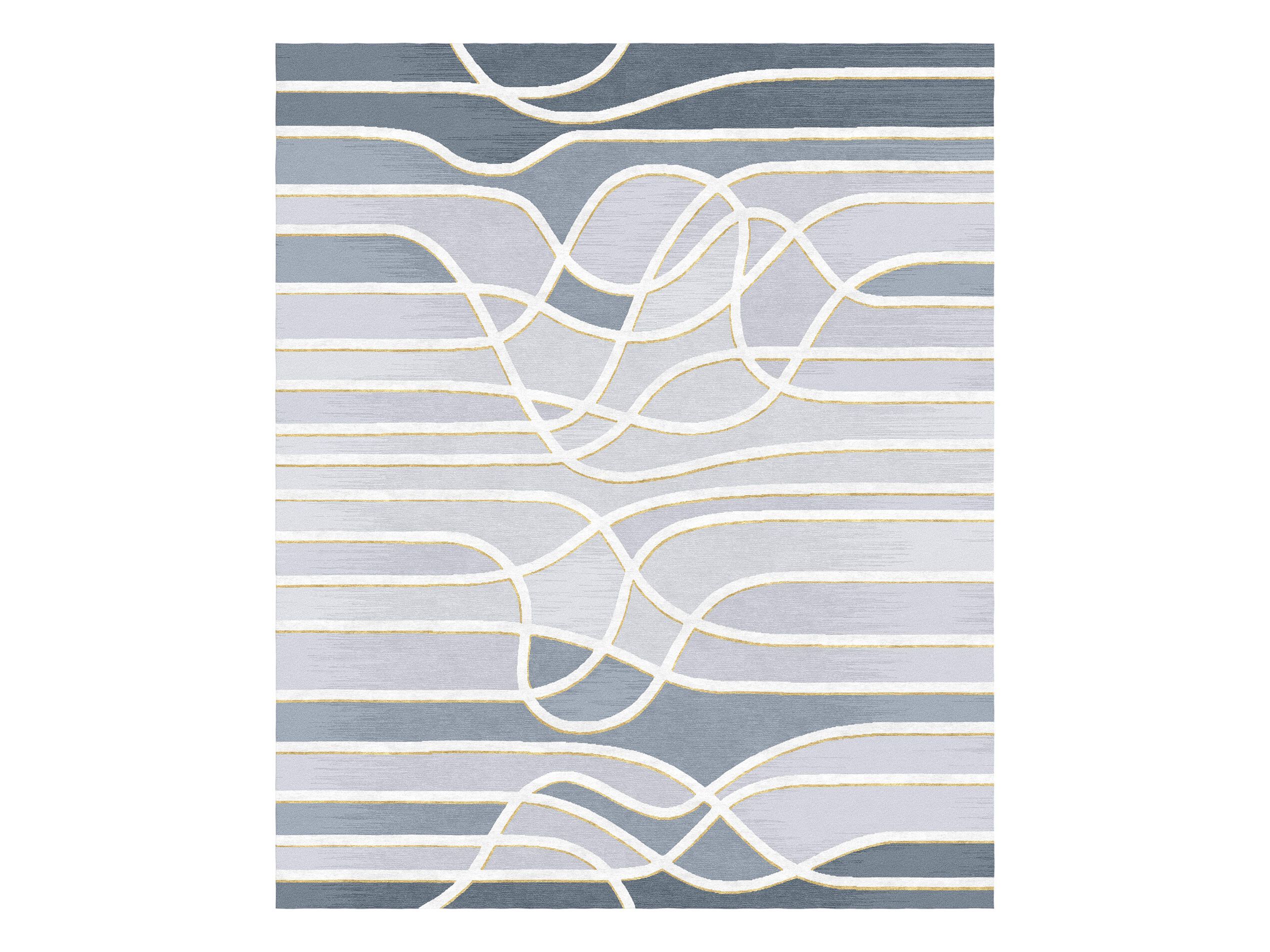 LA SEINE L`APRES MIDI by Tapis Rouge - Tappeto rettangolare fatto a mano - 2