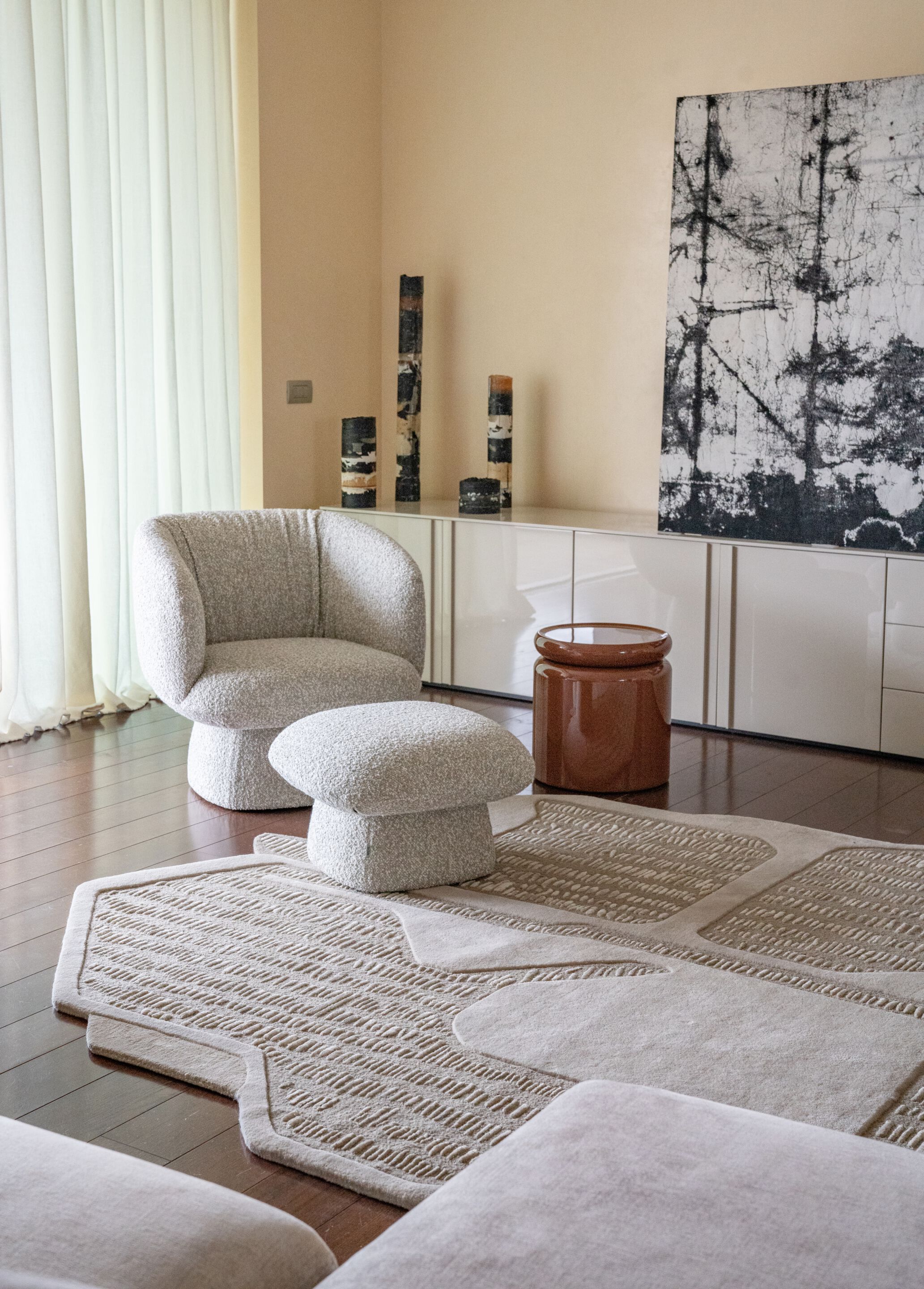 LANDSCAPE by Tapis Rouge - Tappeto rettangolare in seta di bambù - 3