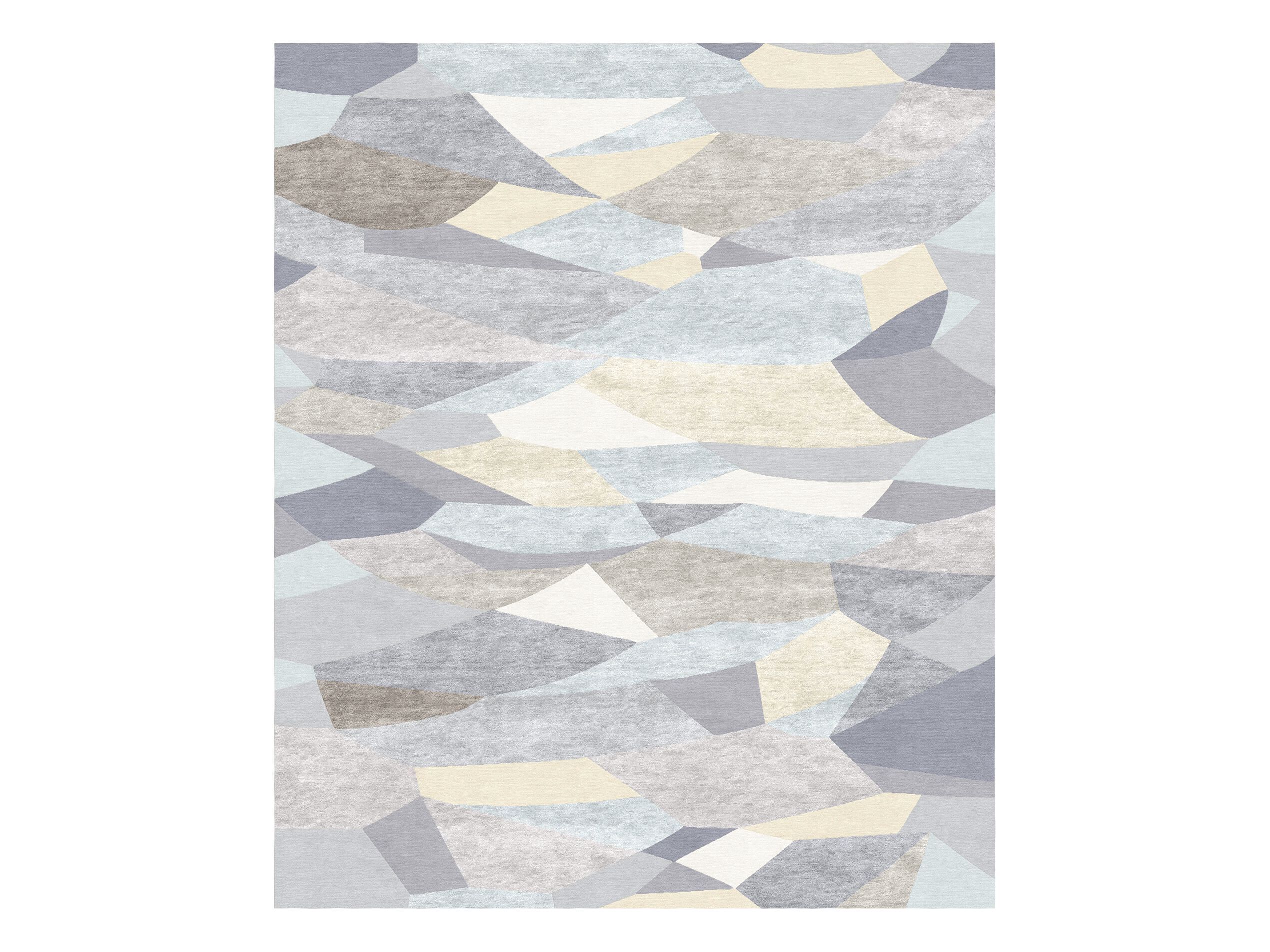 LE MARAIS AU PETIT MATIN by Tapis Rouge - Tappeto rettangolare fatto a mano - 2