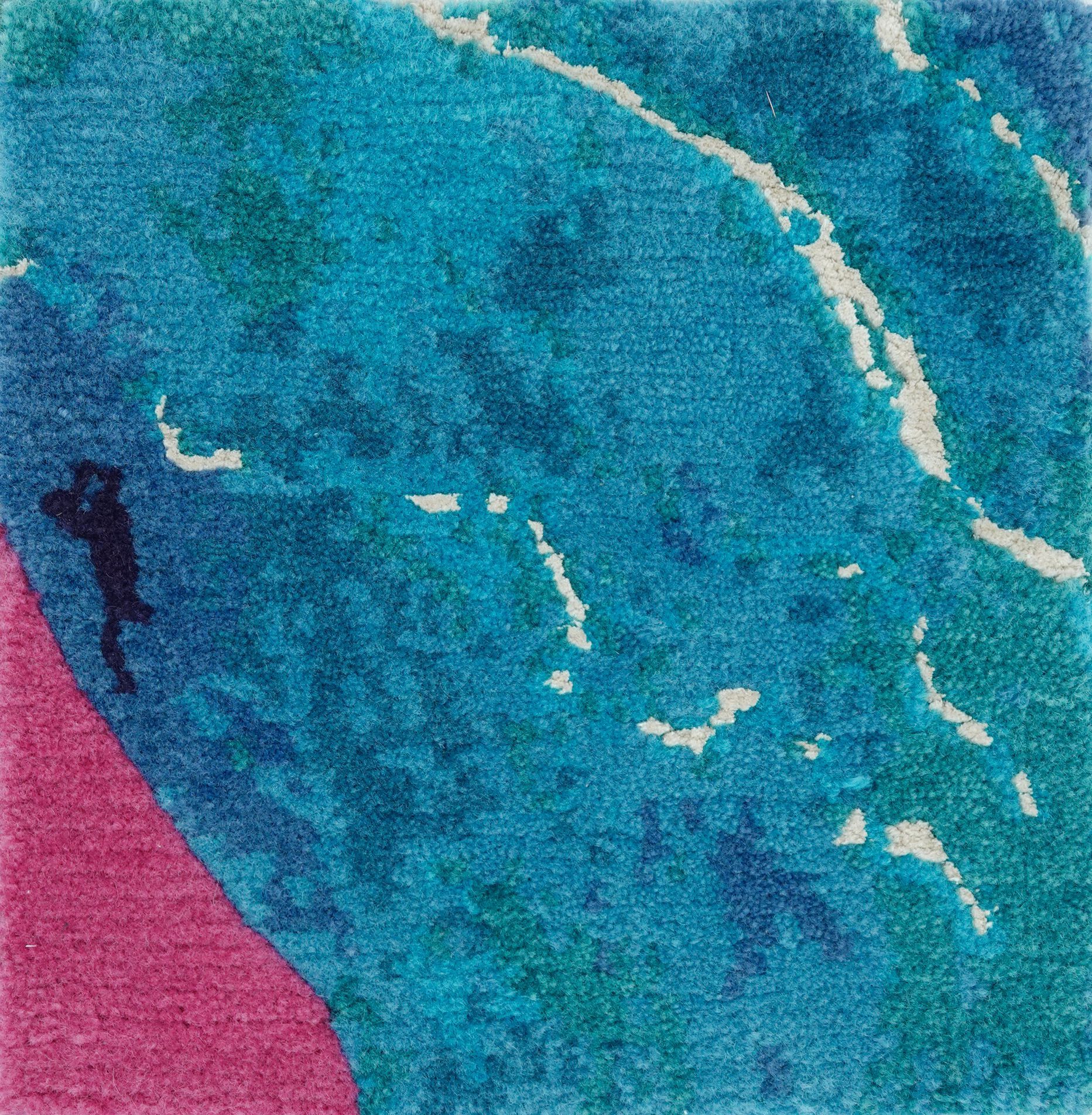 MAGNETIC ROCK by Tapis Rouge - Tappeto curvo fatto a mano - 4