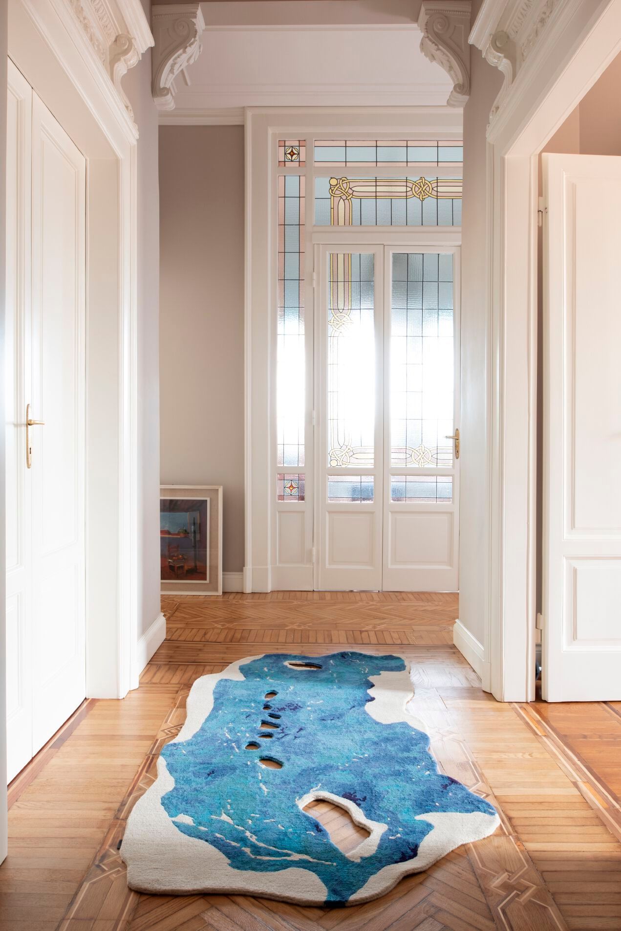 MAGNETIC SOIL by Tapis Rouge - Tappeto curvo fatto a mano - 4