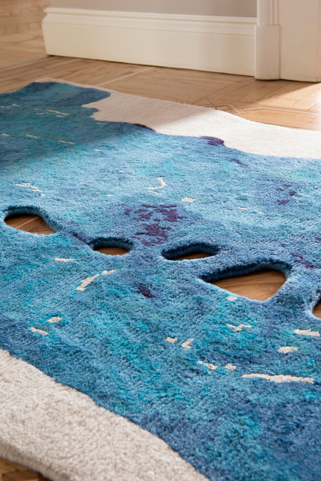 MAGNETIC SOIL by Tapis Rouge - Tappeto curvo fatto a mano - 5