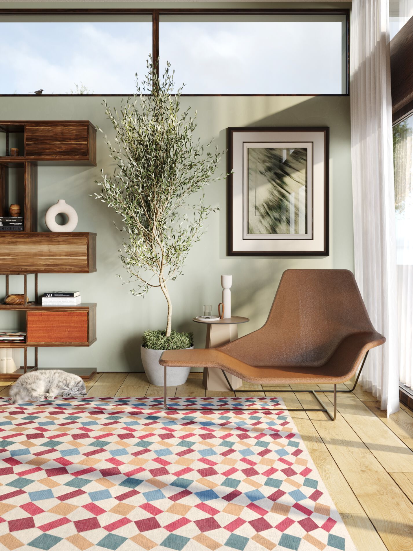 MODERN by Tapis Rouge - Tappeto rettangolare fatto a mano in lana - 4
