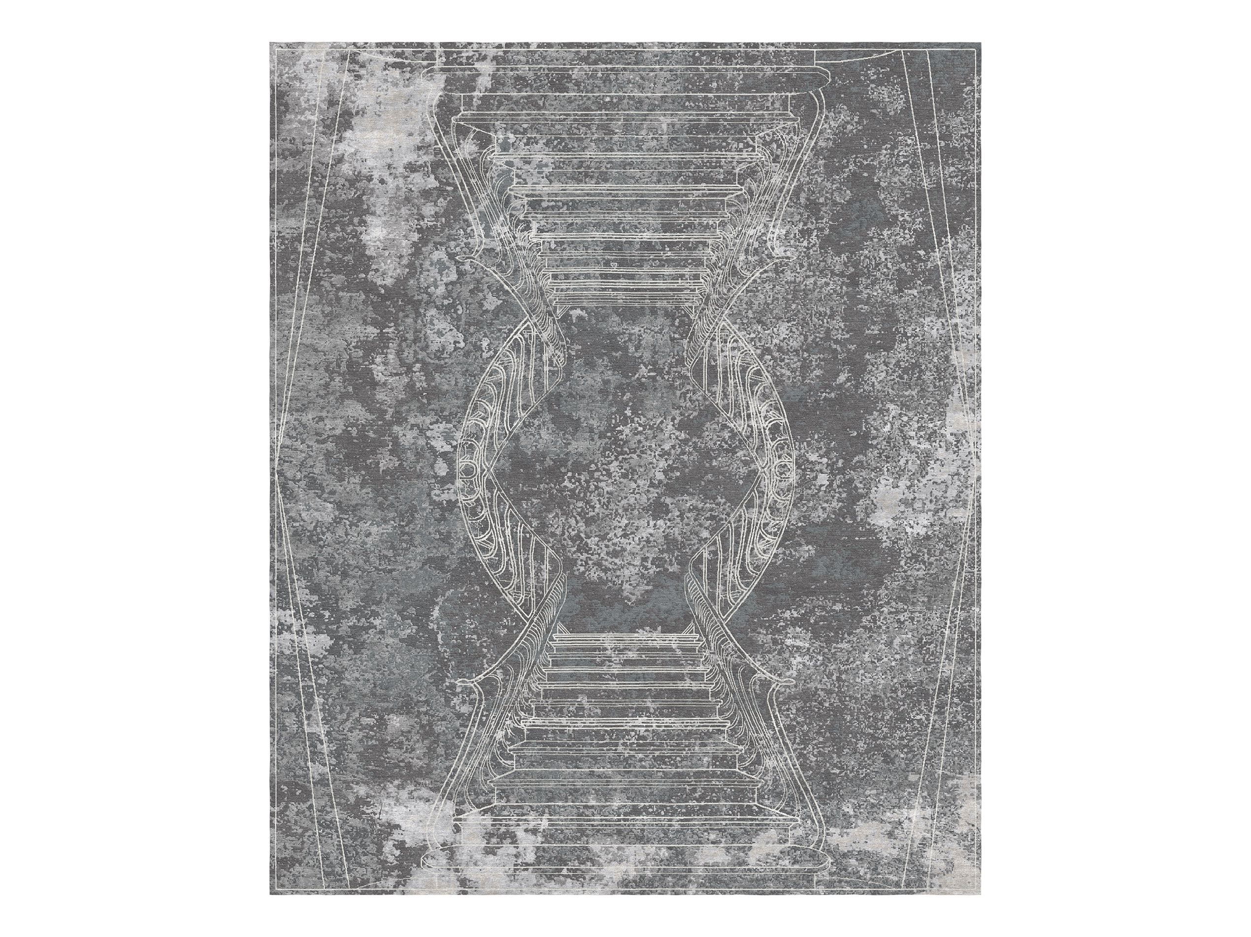 NAPOLI FUMO by Tapis Rouge - Tappeto rettangolare fatto a mano