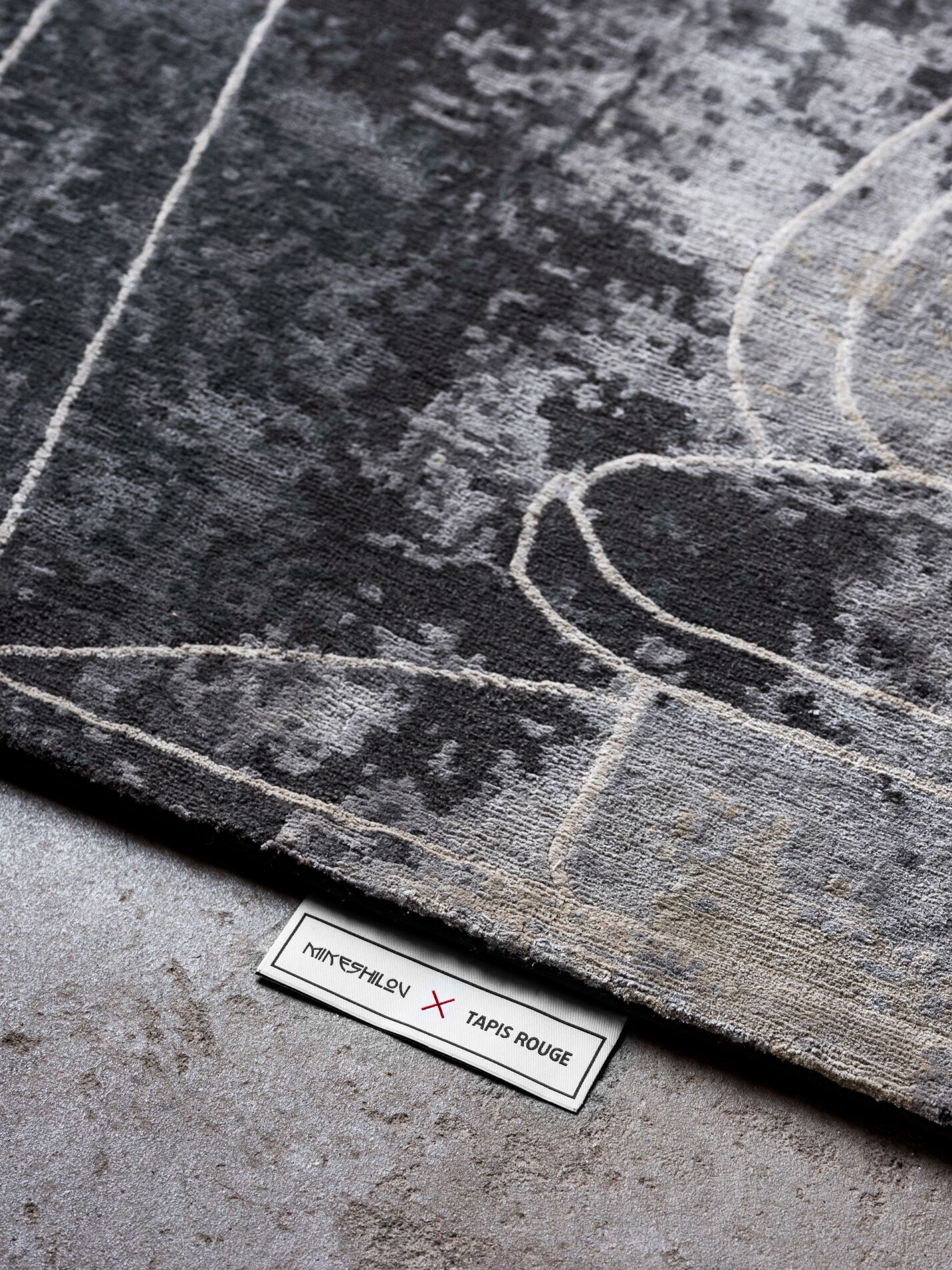 NAPOLI FUMO by Tapis Rouge - Tappeto rettangolare fatto a mano - 3