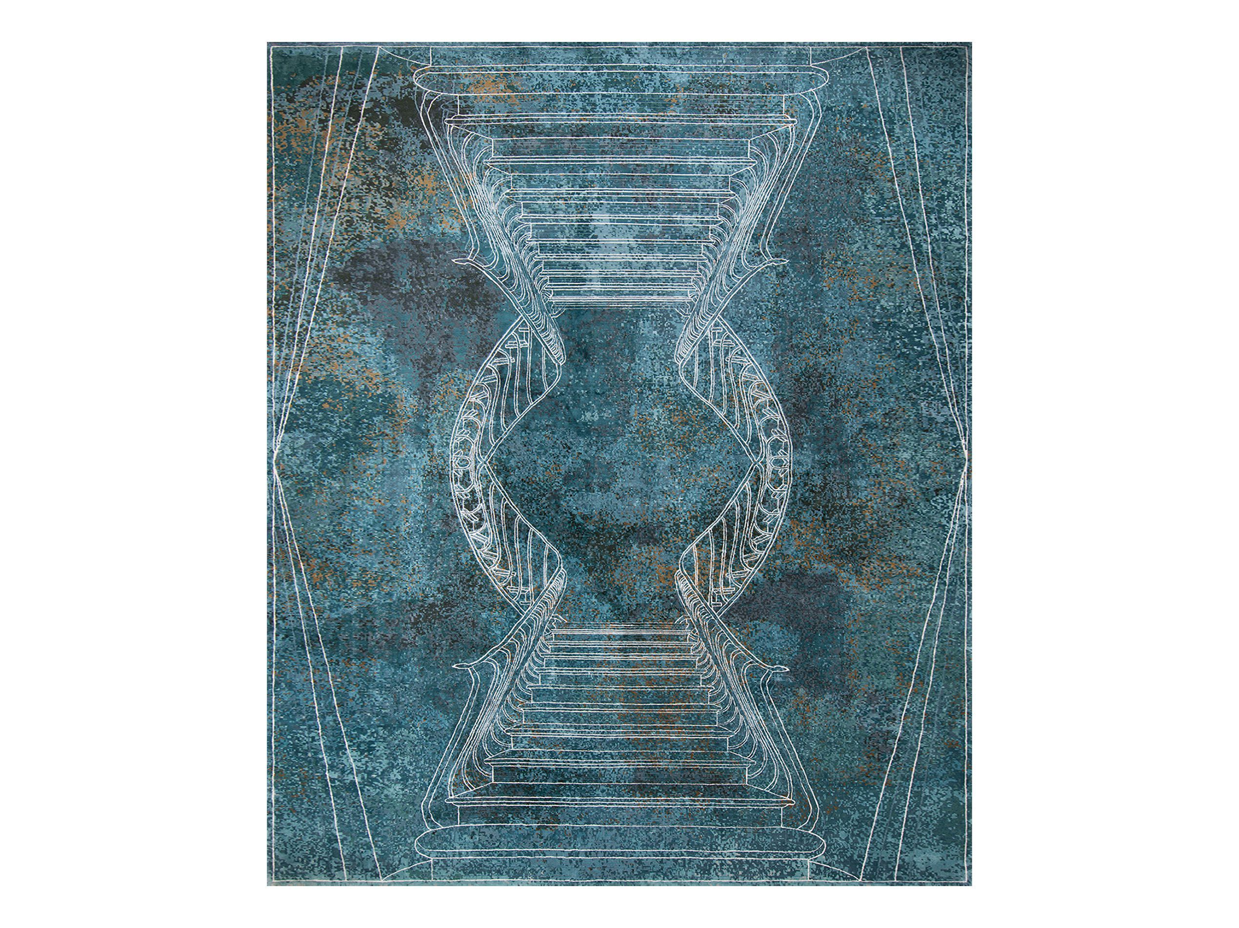 NAPOLI SMERALDO by Tapis Rouge - Tappeto rettangolare fatto a mano