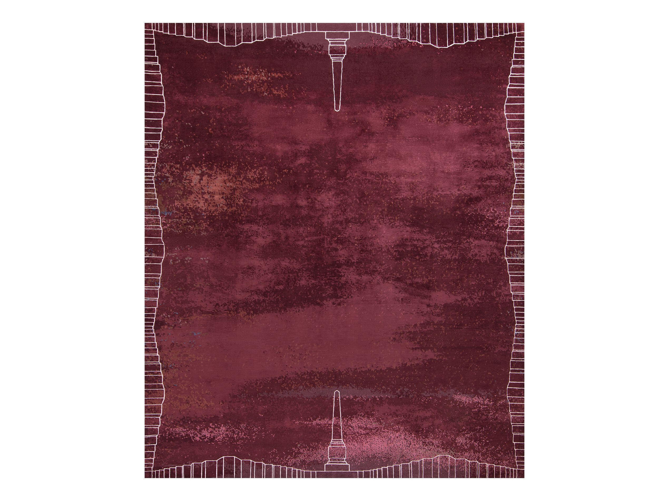 ROMA AMARANTO by Tapis Rouge - Tappeto rettangolare fatto a mano