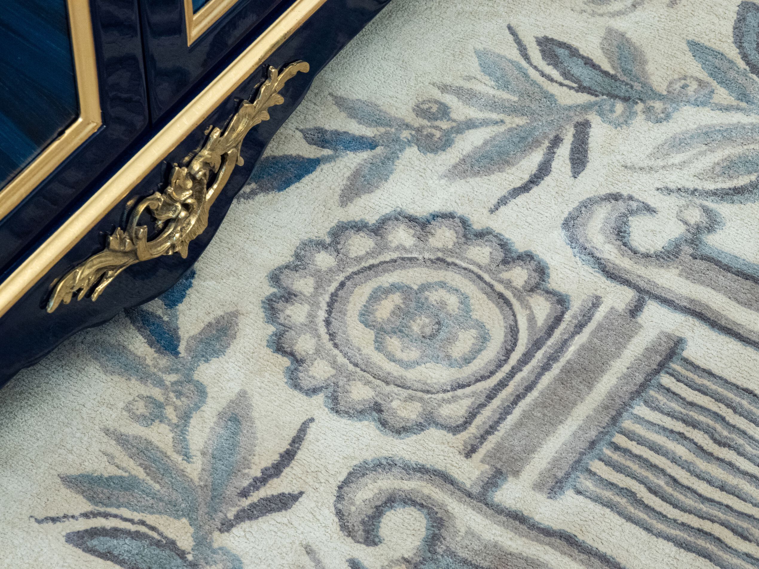 ROYAL ARFA BLUE by Tapis Rouge - Tappeto fatto a mano rettangolare - 2