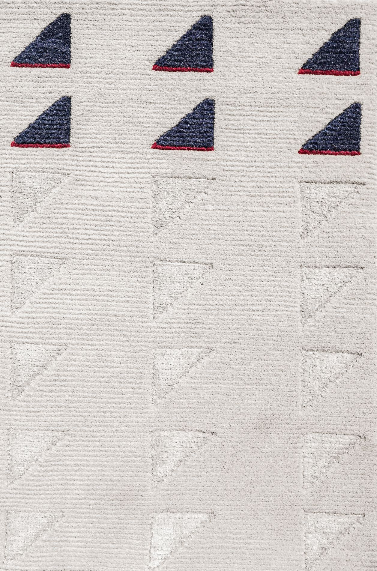 SELLERO GRIGIO CHIARO by Tapis Rouge - Tappeto rettangolare fatto a mano - 5