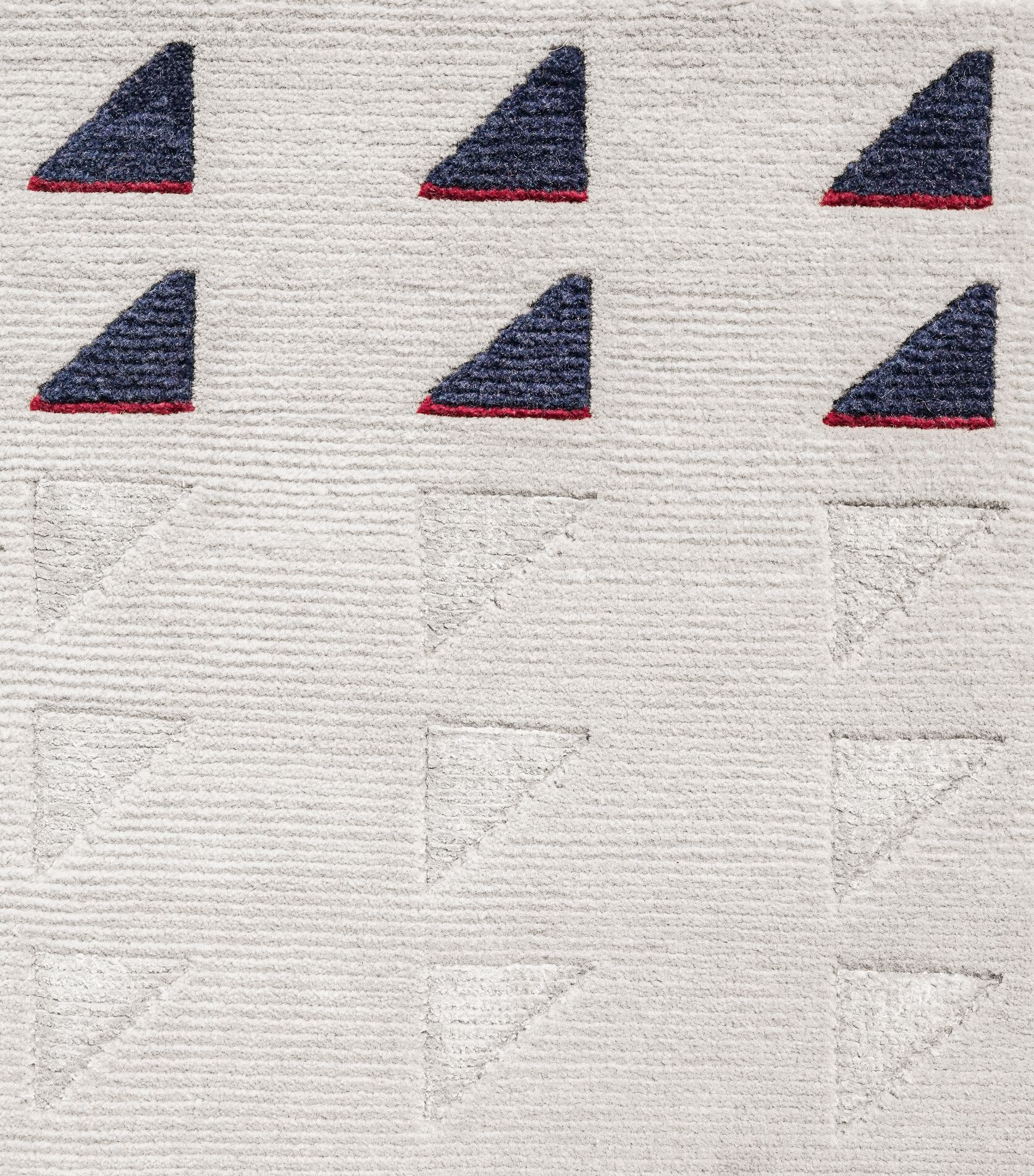 SELLERO GRIGIO CHIARO by Tapis Rouge - Tappeto rettangolare fatto a mano - 6